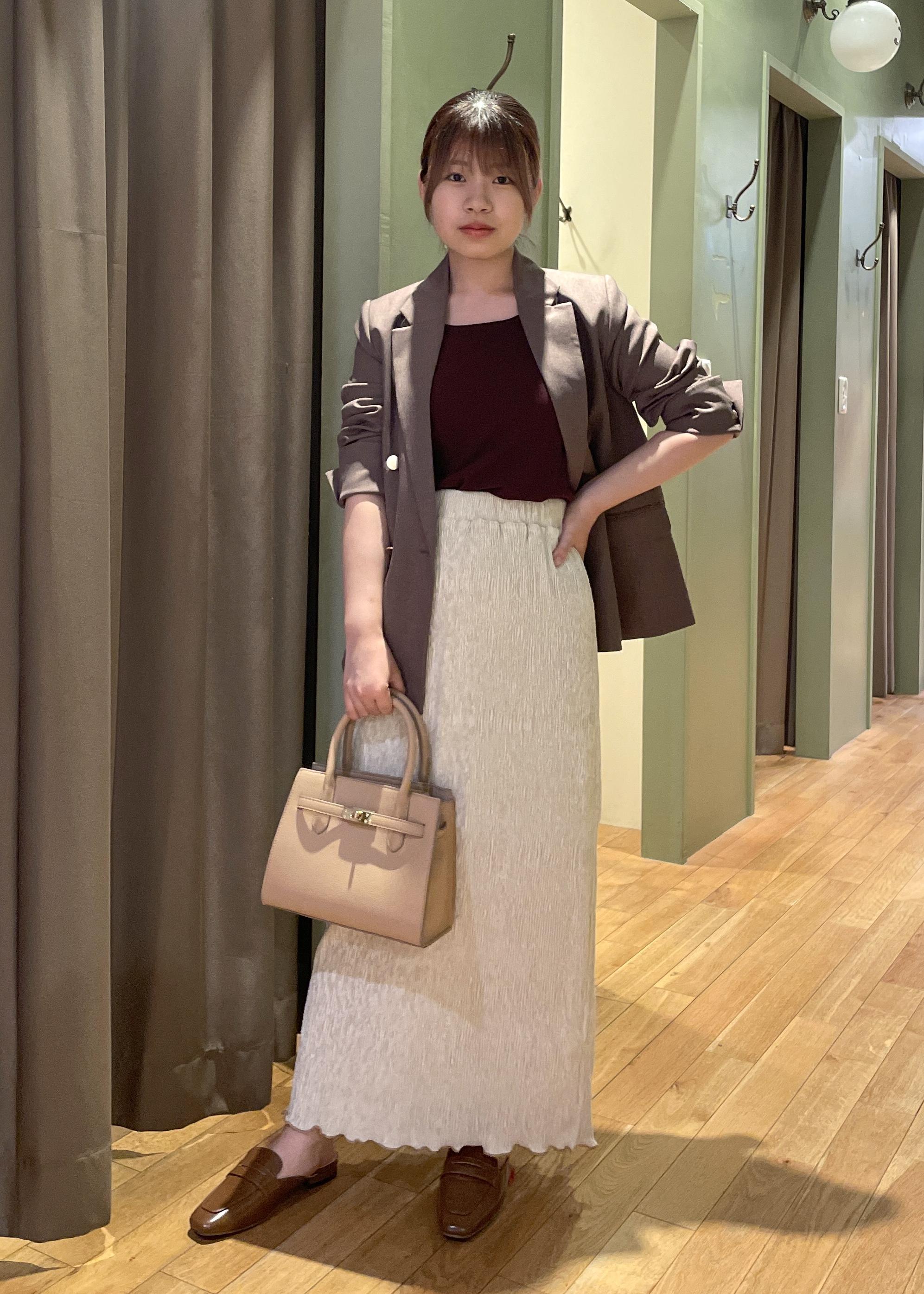 ROPE' PICNICのレディハンサムシリーズ ウールライク金ボタンジャケット(半裏地)/セットアップ・通勤対応を使ったコーディネートを紹介します。｜Rakuten Fashion(楽天ファッション／旧楽天ブランドアベニュー)6280152