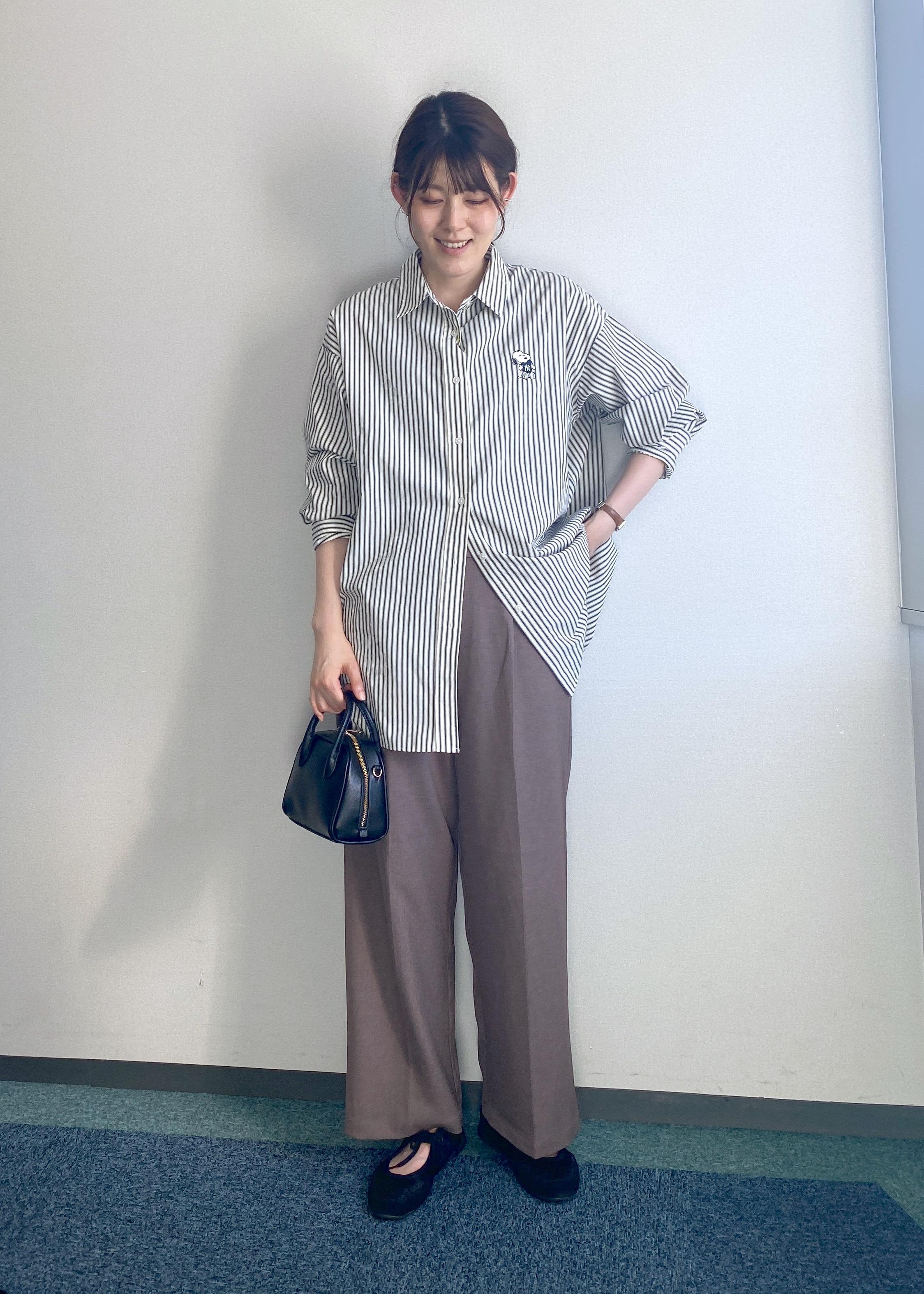 ROPE' PICNICの【PEANUTS*MLB COLLECTION by ROPE' PICNIC】オーバーサイズシャツを使ったコーディネートを紹介します。｜Rakuten Fashion(楽天ファッション／旧楽天ブランドアベニュー)6280190