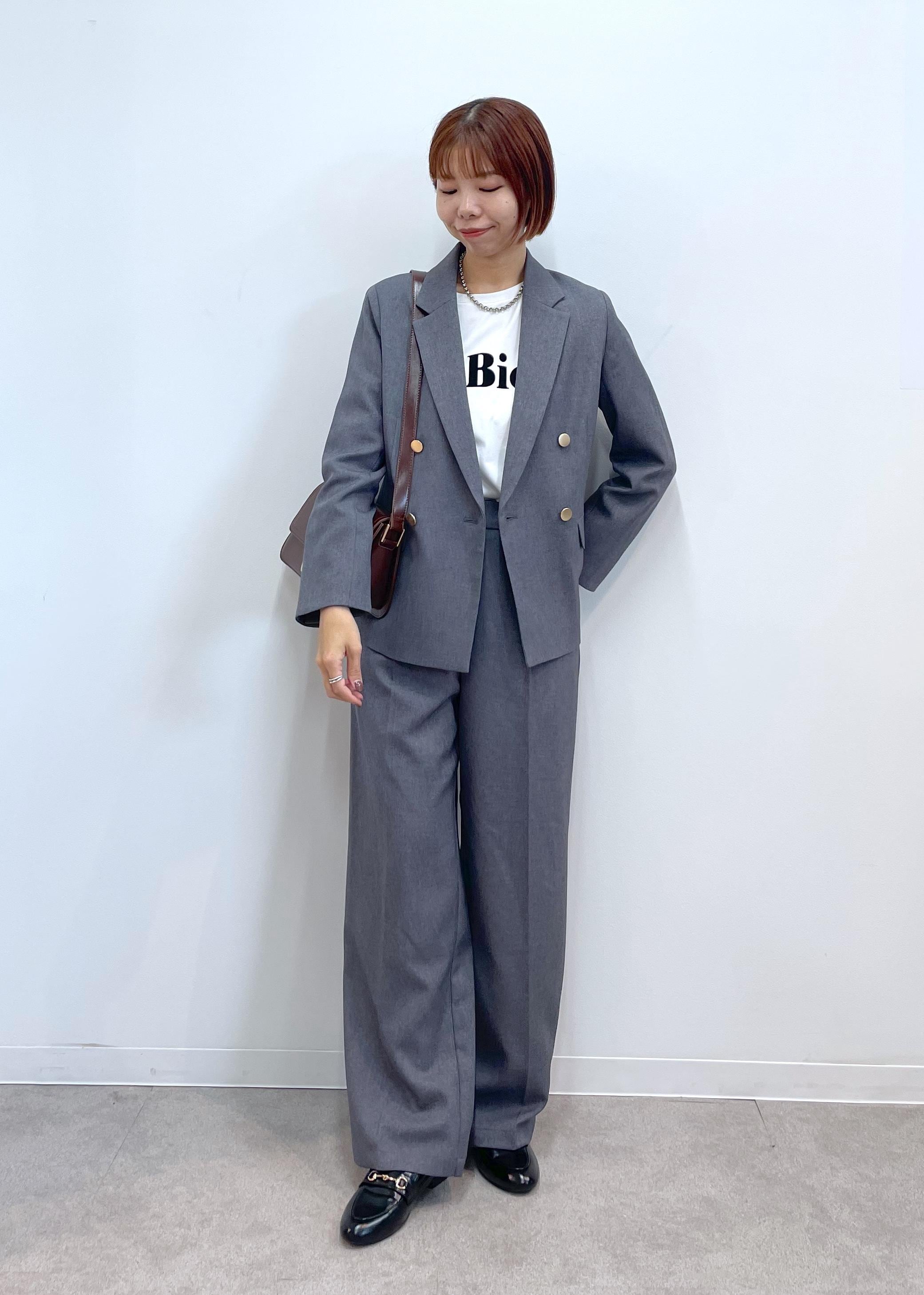 ROPE' PICNICのレディハンサムシリーズ ウールライク金ボタンジャケット(半裏地)/セットアップ・通勤対応を使ったコーディネートを紹介します。｜Rakuten Fashion(楽天ファッション／旧楽天ブランドアベニュー)6280191