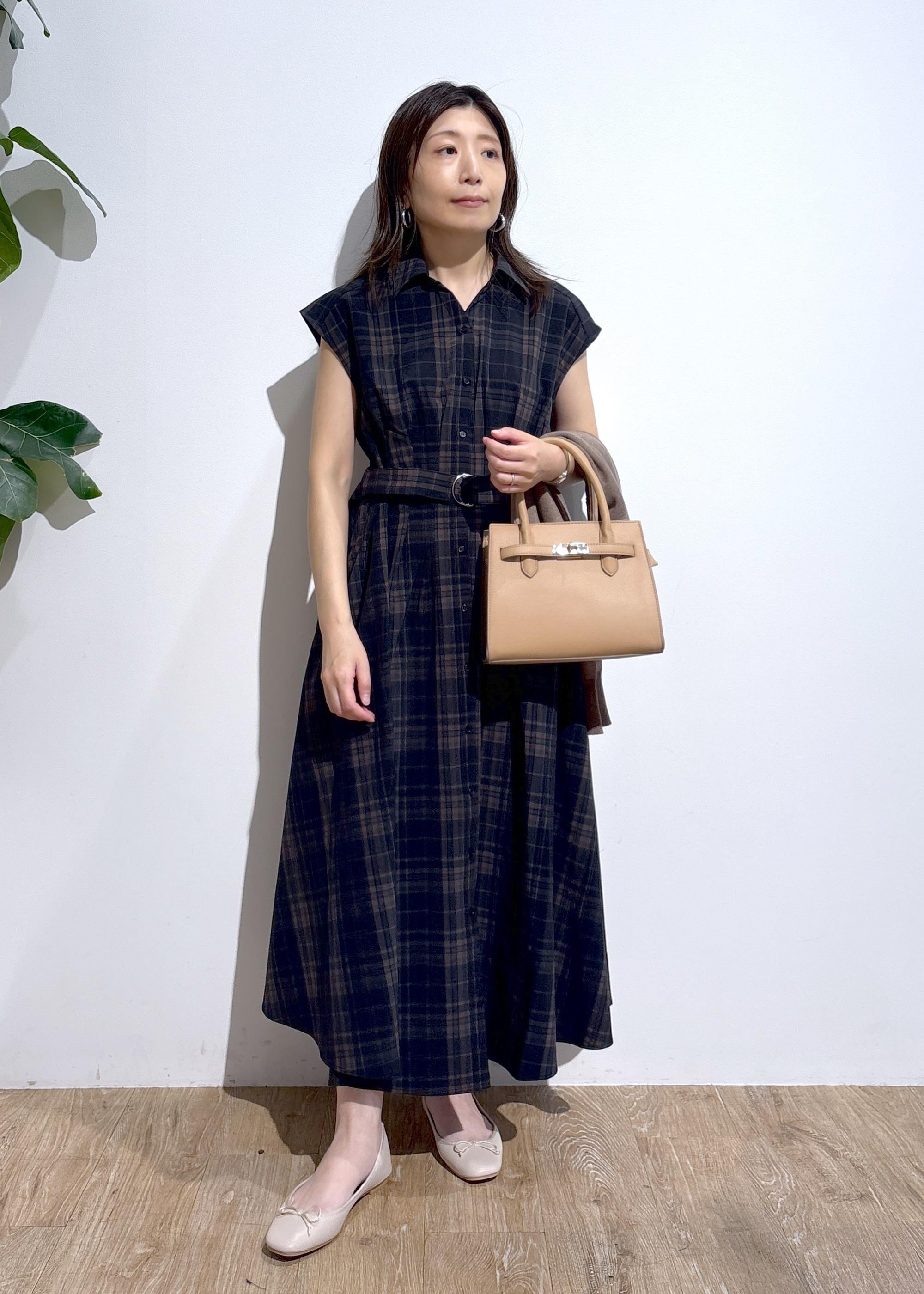 ROPE' PICNICのウエストタックチェックアソートワンピースを使ったコーディネートを紹介します。｜Rakuten Fashion(楽天ファッション／旧楽天ブランドアベニュー)6280020