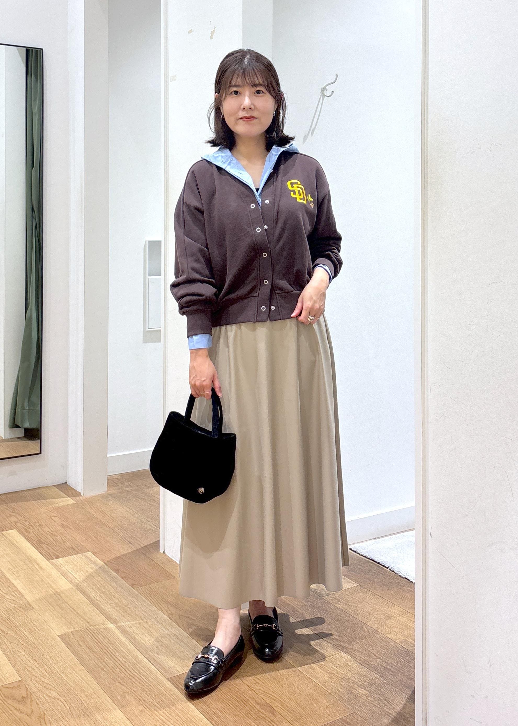 ROPE' PICNICの【PEANUTS*MLB COLLECTION by ROPE' PICNIC】カーディガンを使ったコーディネートを紹介します。｜Rakuten Fashion(楽天ファッション／旧楽天ブランドアベニュー)6280021