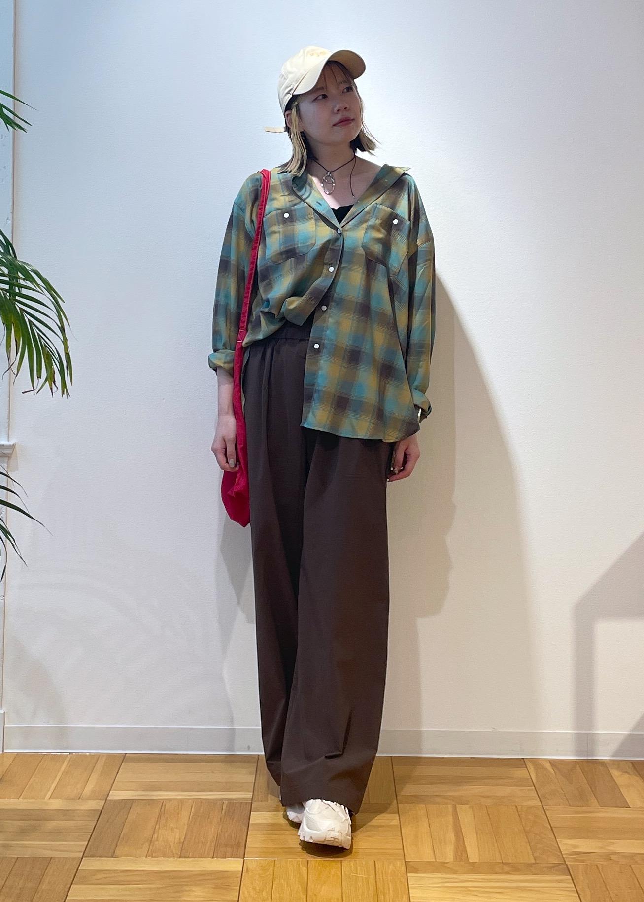 ROPE' PICNICのオンブレチェックシャツ/UVケアを使ったコーディネートを紹介します。｜Rakuten Fashion(楽天ファッション／旧楽天ブランドアベニュー)6280203