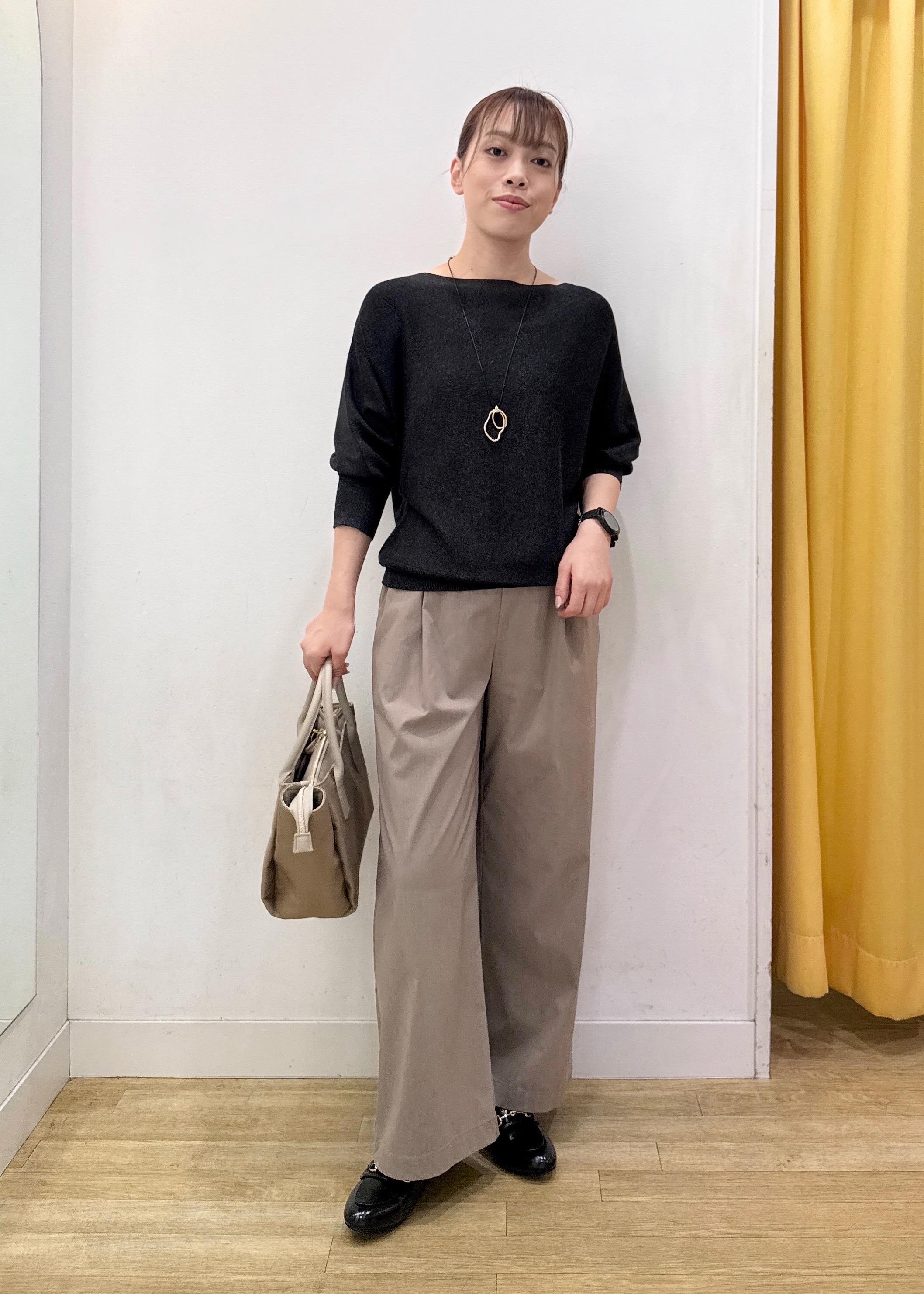 ROPE' PICNICのラメ混ドルマン7分袖ニットを使ったコーディネートを紹介します。｜Rakuten Fashion(楽天ファッション／旧楽天ブランドアベニュー)6280205