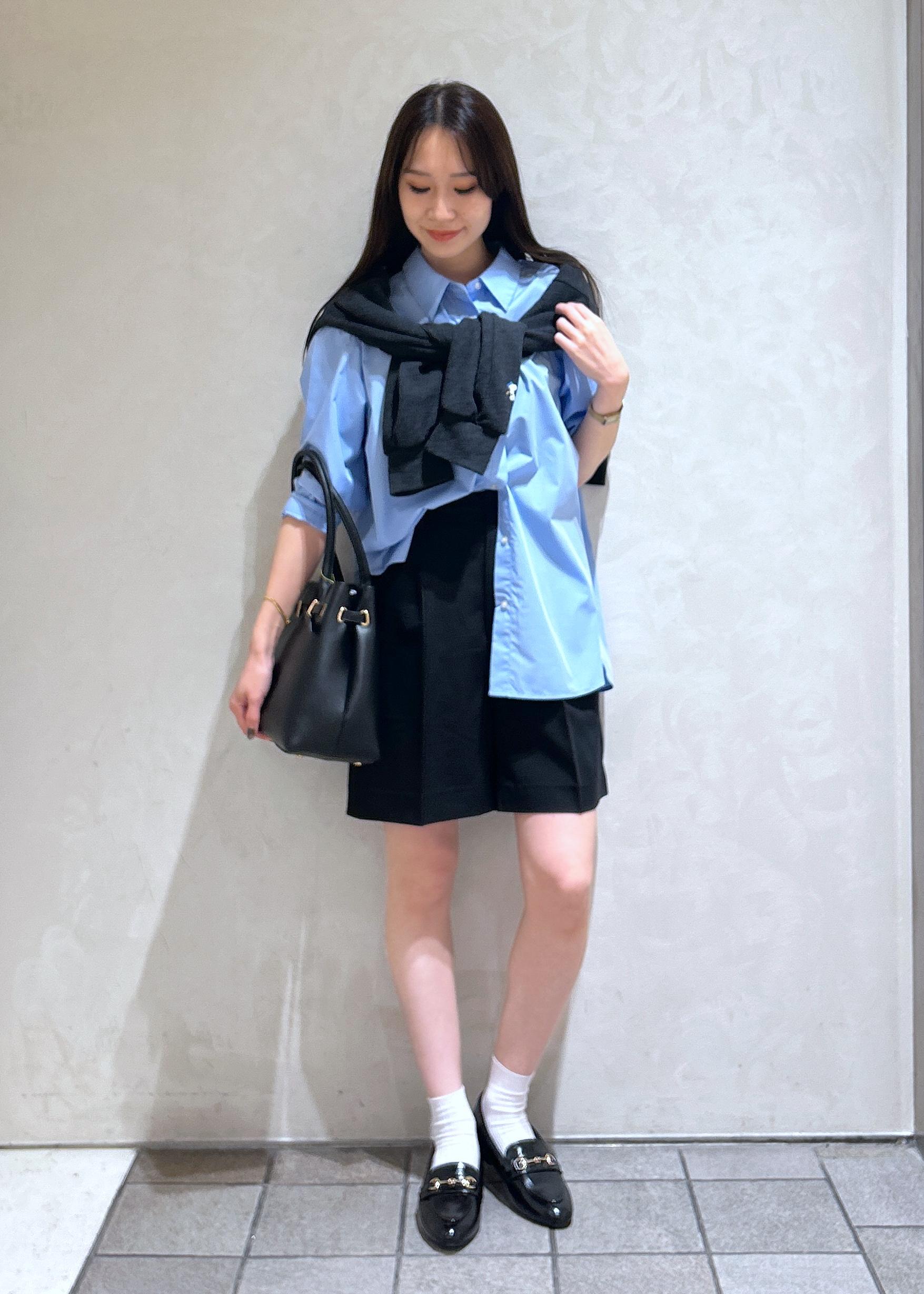 ROPE' PICNICの【防シワ】ボウタイ付きレギュラーシャツを使ったコーディネートを紹介します。｜Rakuten Fashion(楽天ファッション／旧楽天ブランドアベニュー)6280207