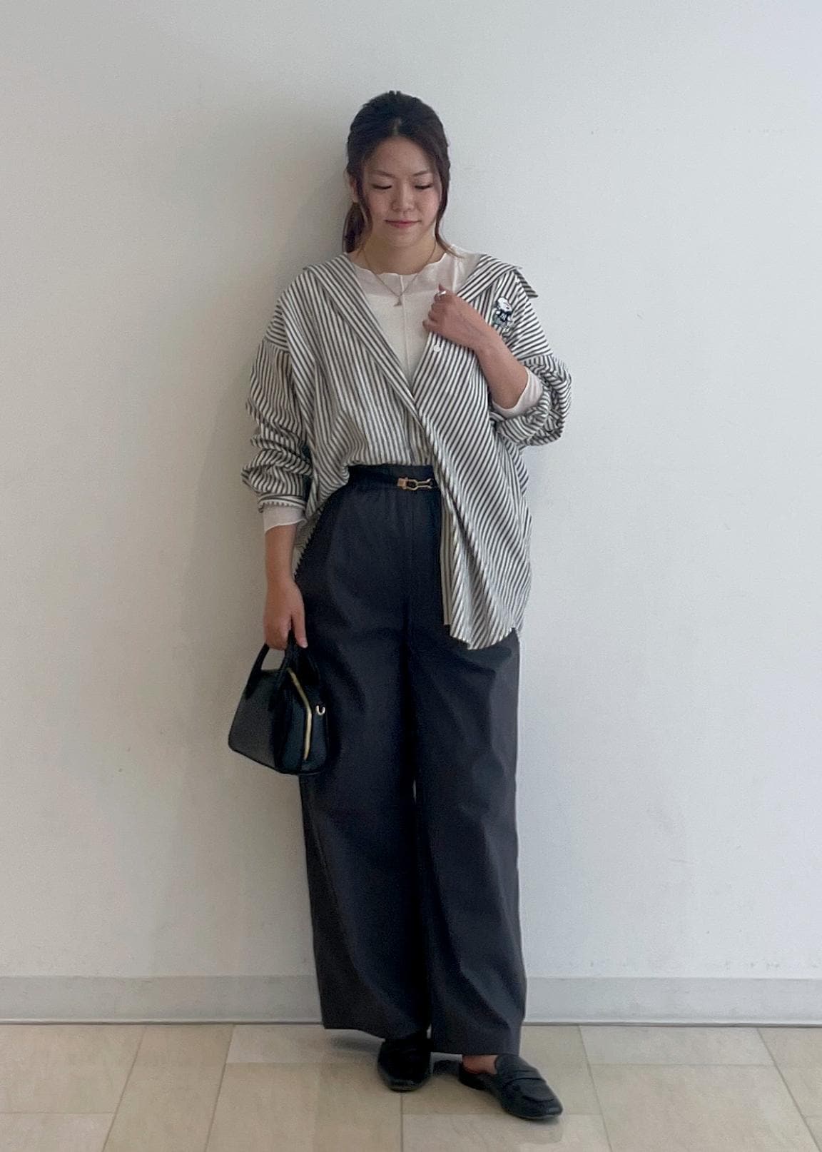 ROPE' PICNICの【PEANUTS*MLB COLLECTION by ROPE' PICNIC】オーバーサイズシャツを使ったコーディネートを紹介します。｜Rakuten Fashion(楽天ファッション／旧楽天ブランドアベニュー)6280212