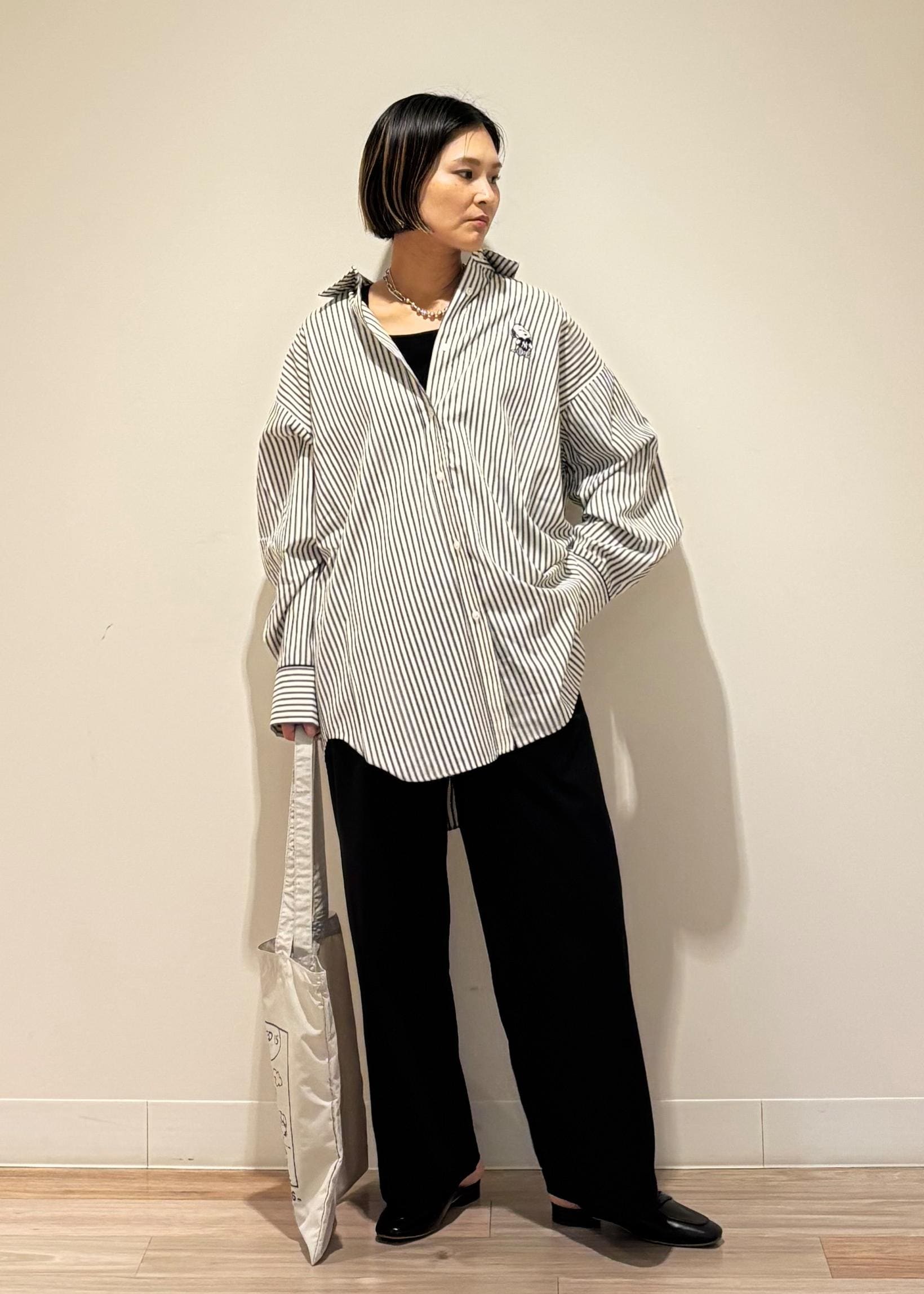 ROPE' PICNICの【PEANUTS*MLB COLLECTION by ROPE' PICNIC】オーバーサイズシャツを使ったコーディネートを紹介します。｜Rakuten Fashion(楽天ファッション／旧楽天ブランドアベニュー)6280319