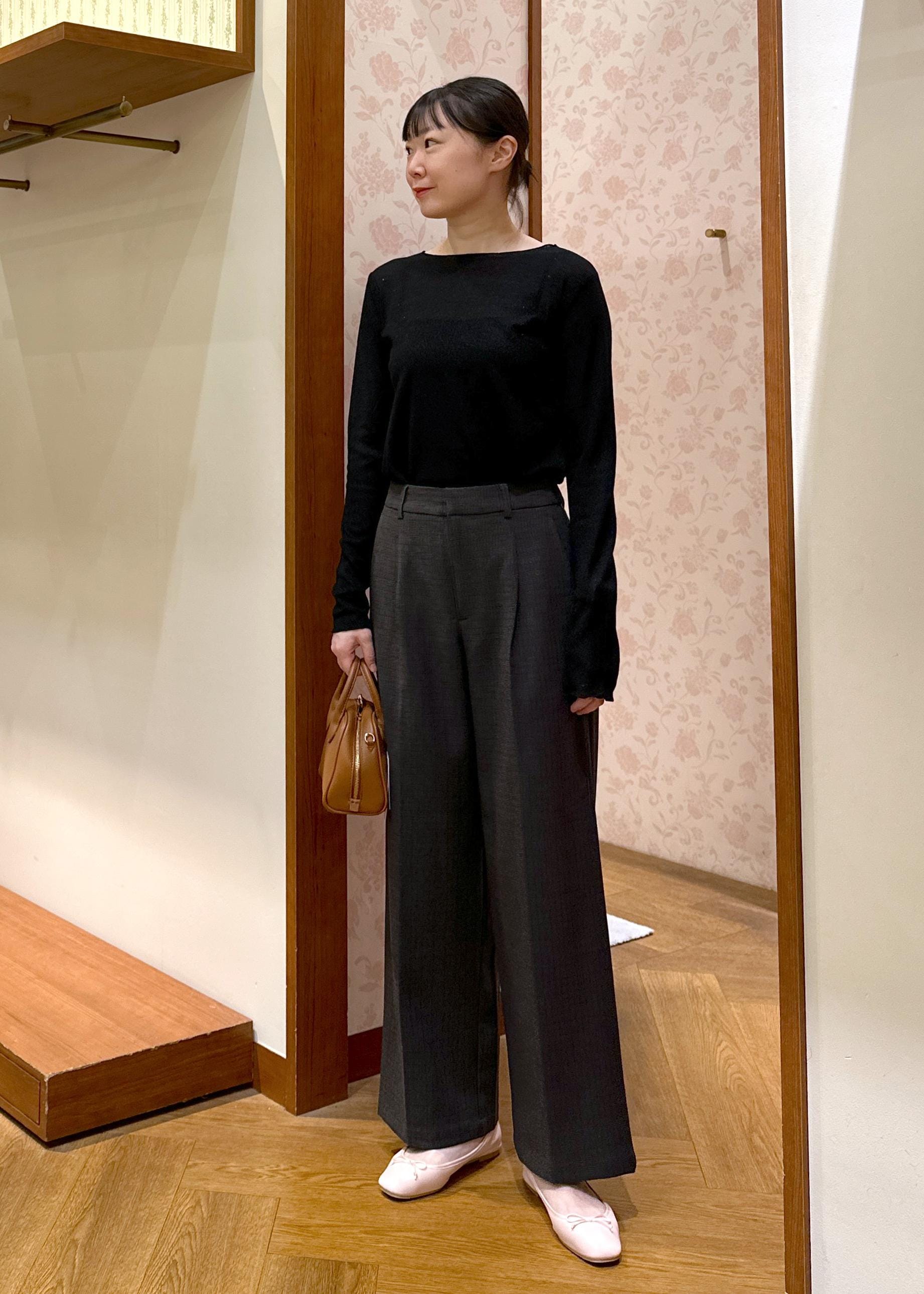 ROPE' PICNICのラメシアーリブカットソーを使ったコーディネートを紹介します。｜Rakuten Fashion(楽天ファッション／旧楽天ブランドアベニュー)6280224