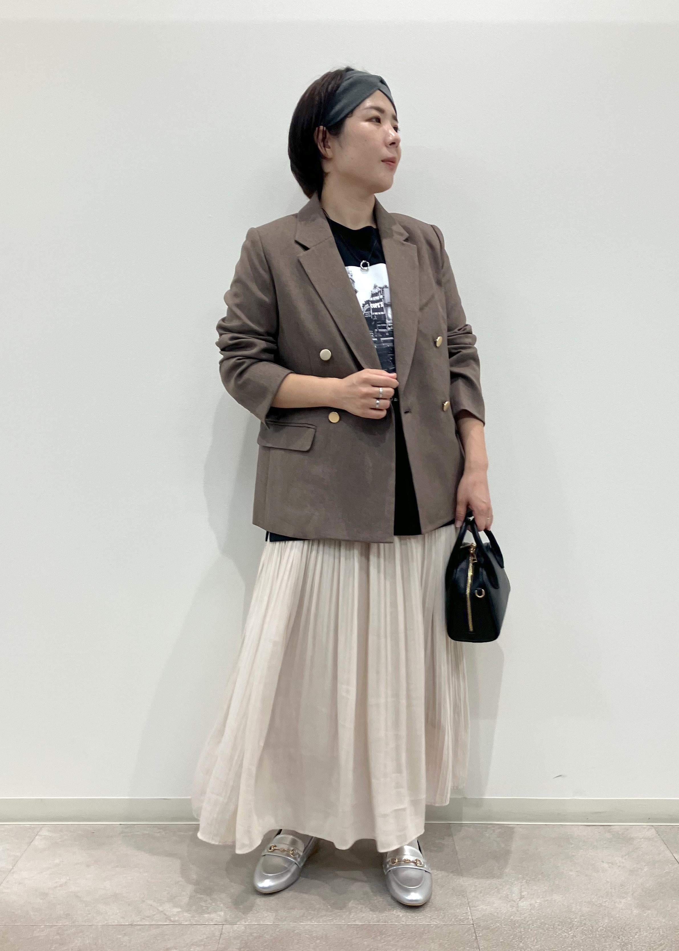 ROPE' PICNICの着丈が選べるエアリープリーツスカートを使ったコーディネートを紹介します。｜Rakuten Fashion(楽天ファッション／旧楽天ブランドアベニュー)6280305