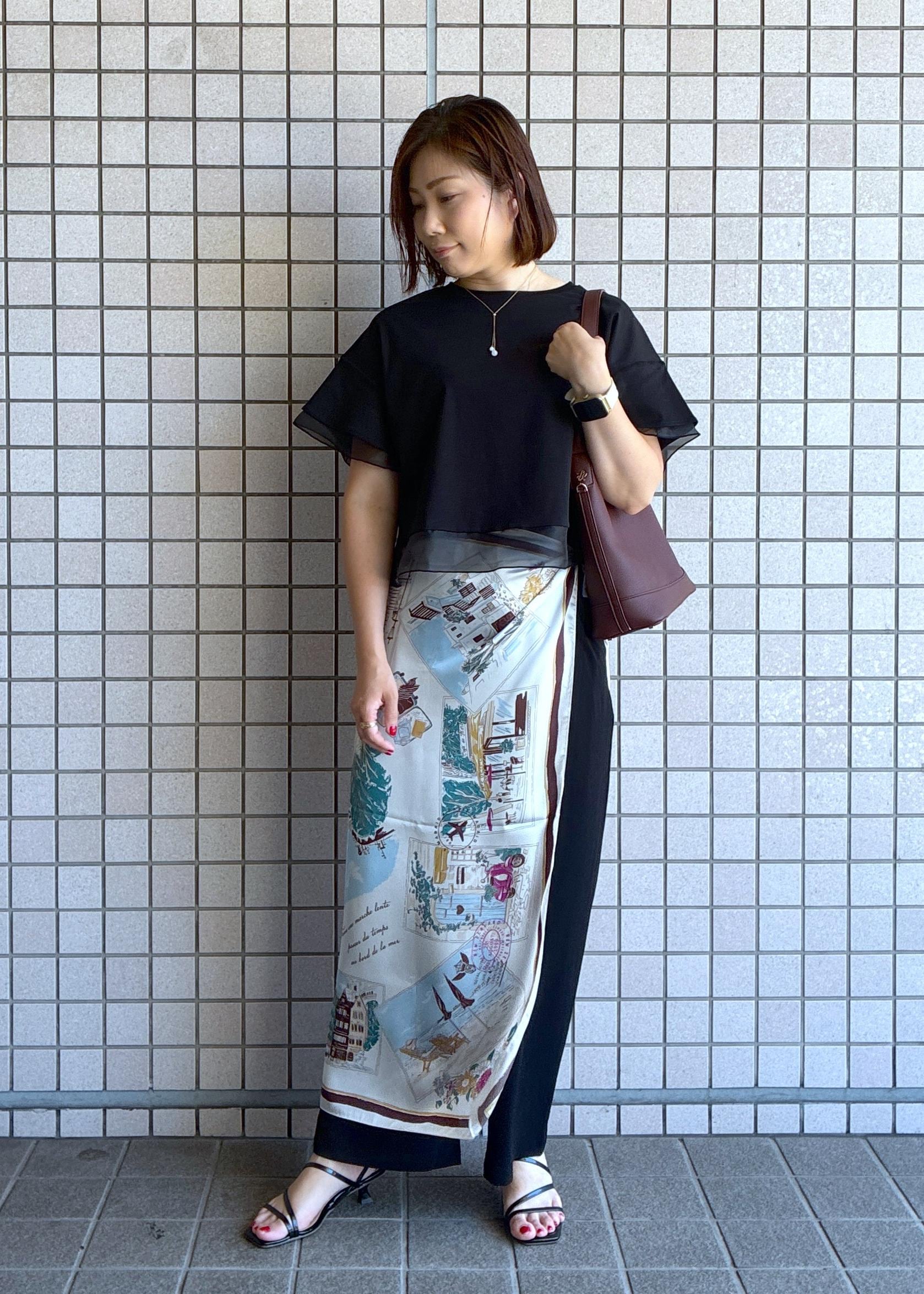 ROPE' PICNICの【UVカット・接触冷感】着丈が選べる70シルケットシアードッキングトップスを使ったコーディネートを紹介します。｜Rakuten Fashion(楽天ファッション／旧楽天ブランドアベニュー)6280307