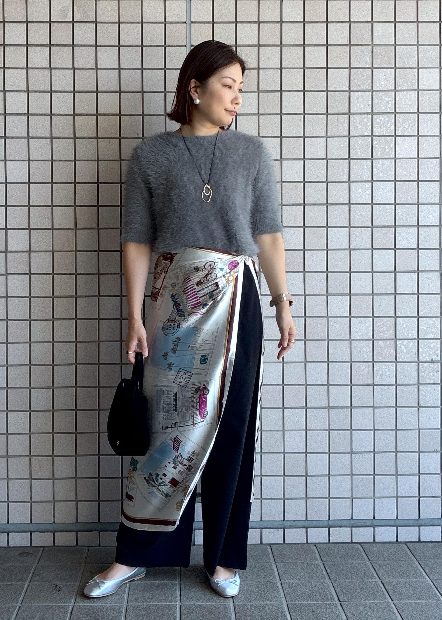 ROPE' PICNICのシャギーニットハーフスリーブプルオーバーを使ったコーディネートを紹介します。｜Rakuten Fashion(楽天ファッション／旧楽天ブランドアベニュー)6280229