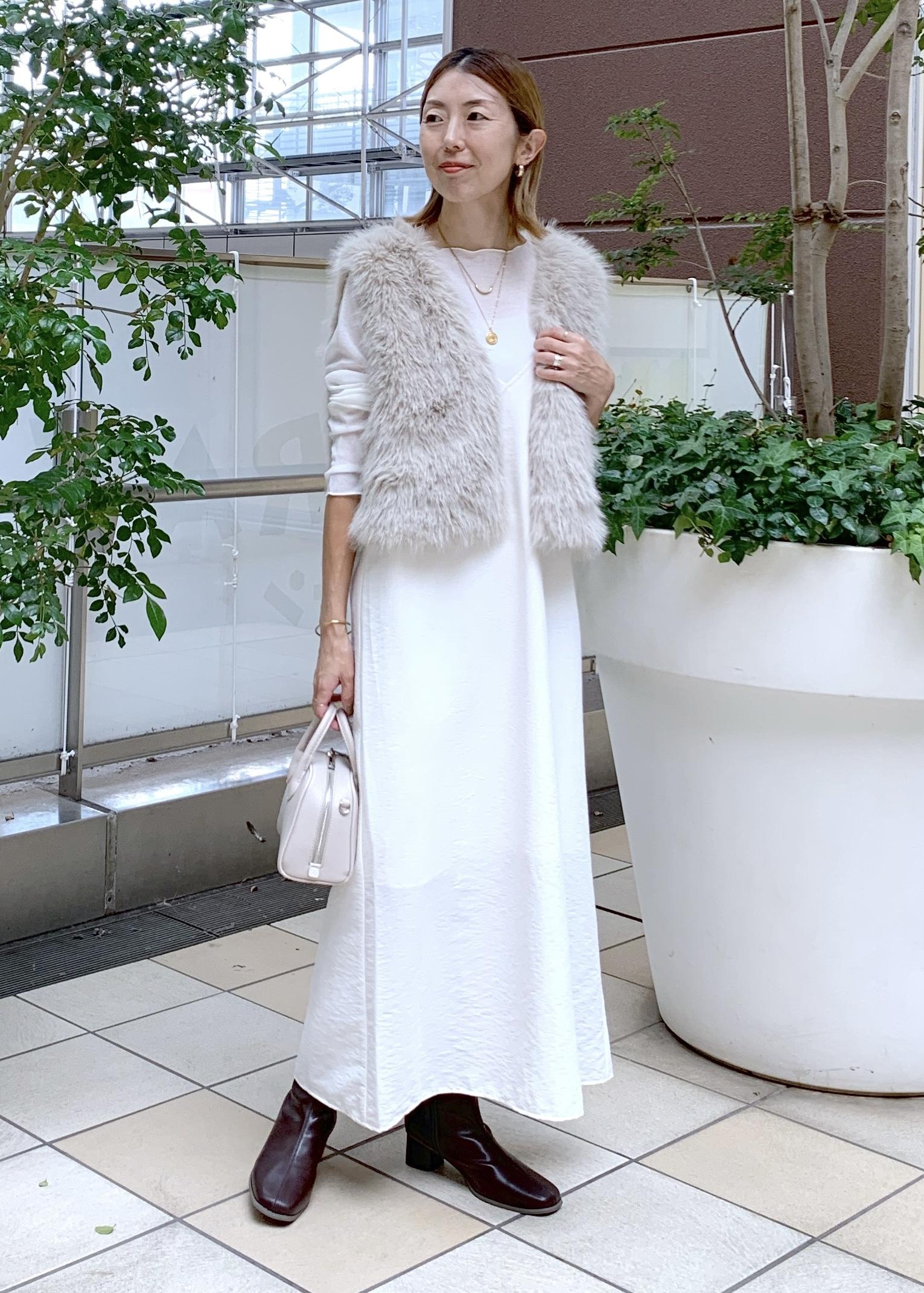 ROPE' PICNICのファーベストを使ったコーディネートを紹介します。｜Rakuten Fashion(楽天ファッション／旧楽天ブランドアベニュー)6280292