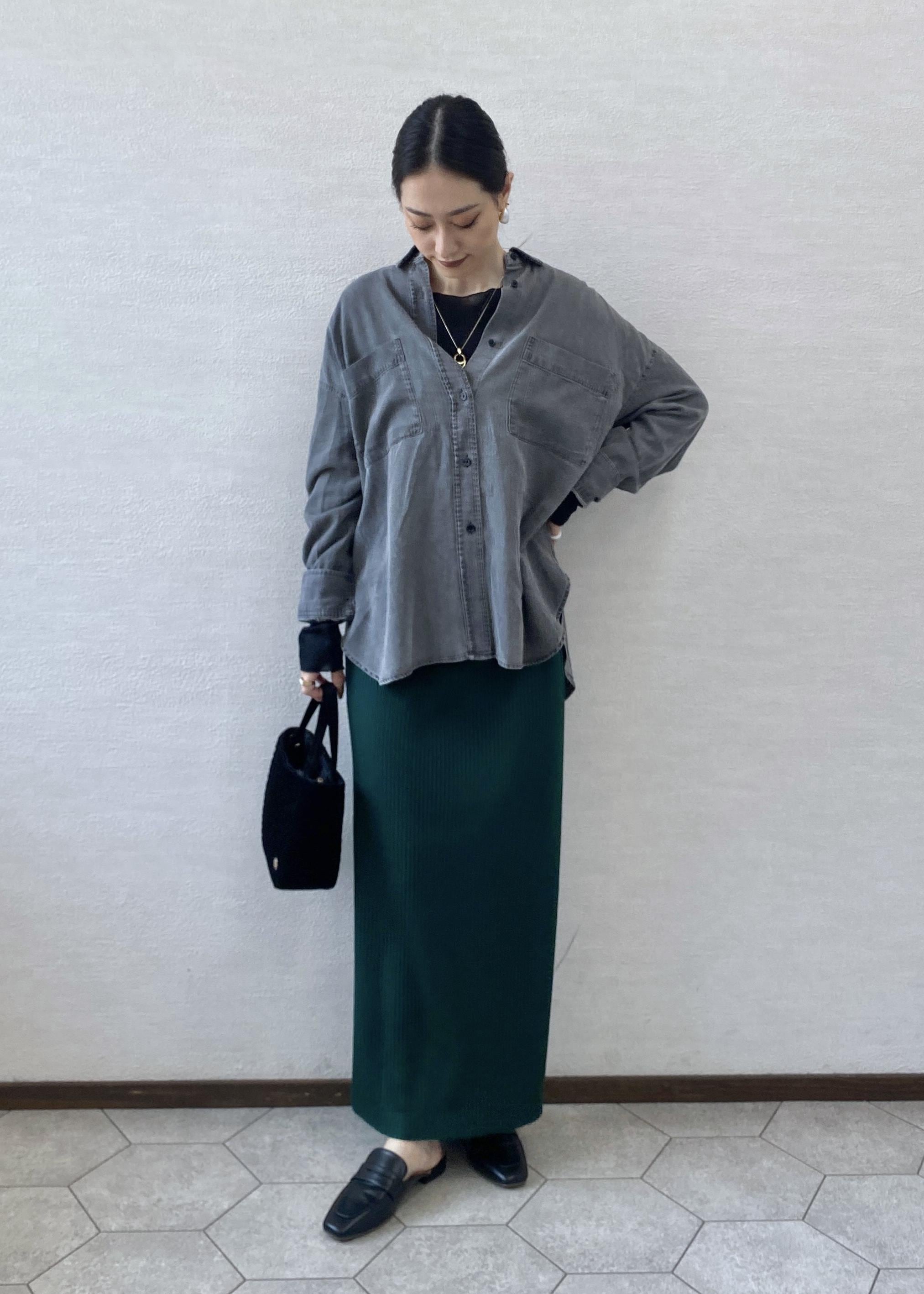 ROPE' PICNICのラメシアーリブカットソーを使ったコーディネートを紹介します。｜Rakuten Fashion(楽天ファッション／旧楽天ブランドアベニュー)6280257