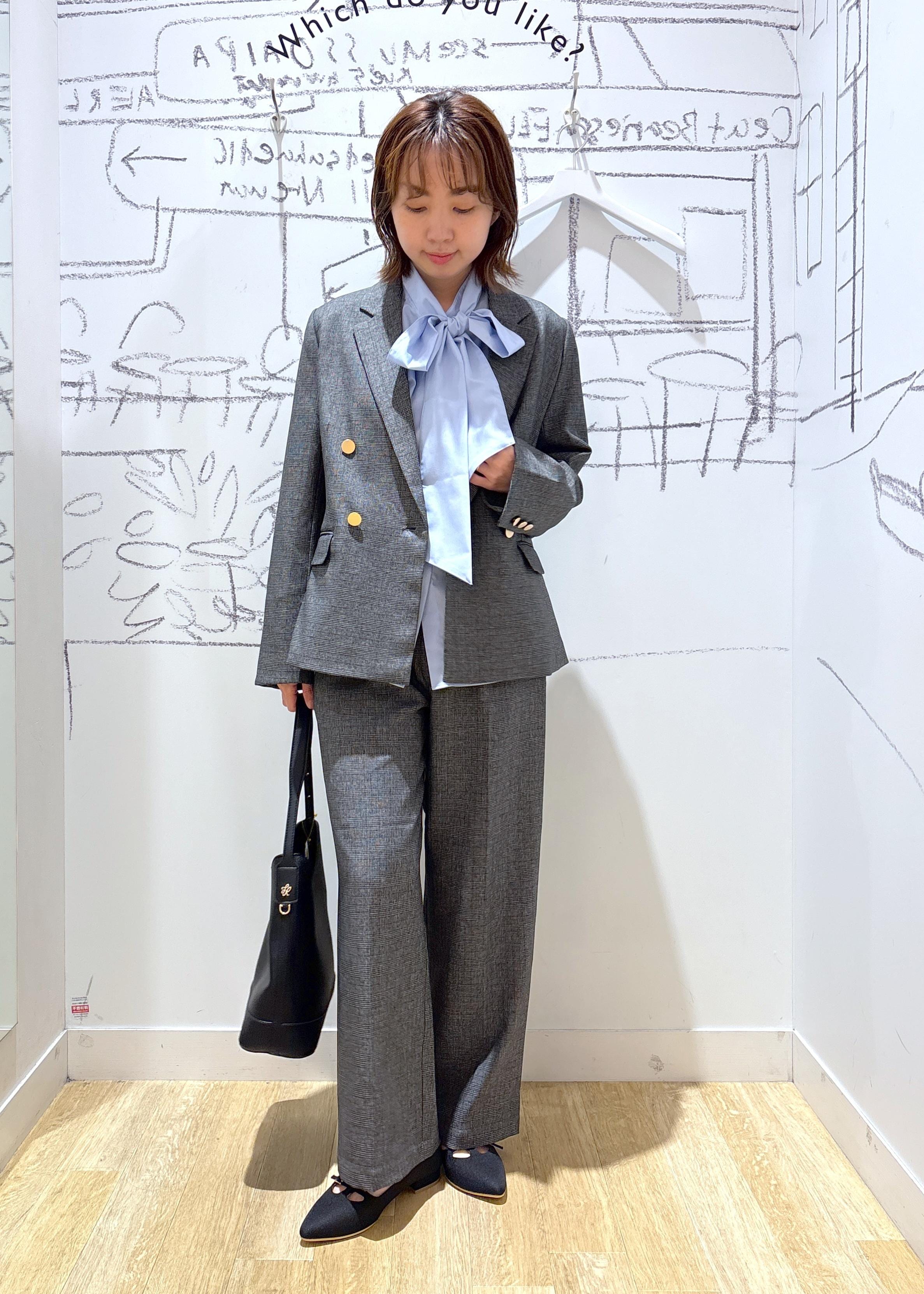 ROPE' PICNICのレディハンサムシリーズ ウールライク金ボタンジャケット(半裏地)/セットアップ・通勤対応を使ったコーディネートを紹介します。｜Rakuten Fashion(楽天ファッション／旧楽天ブランドアベニュー)6280267