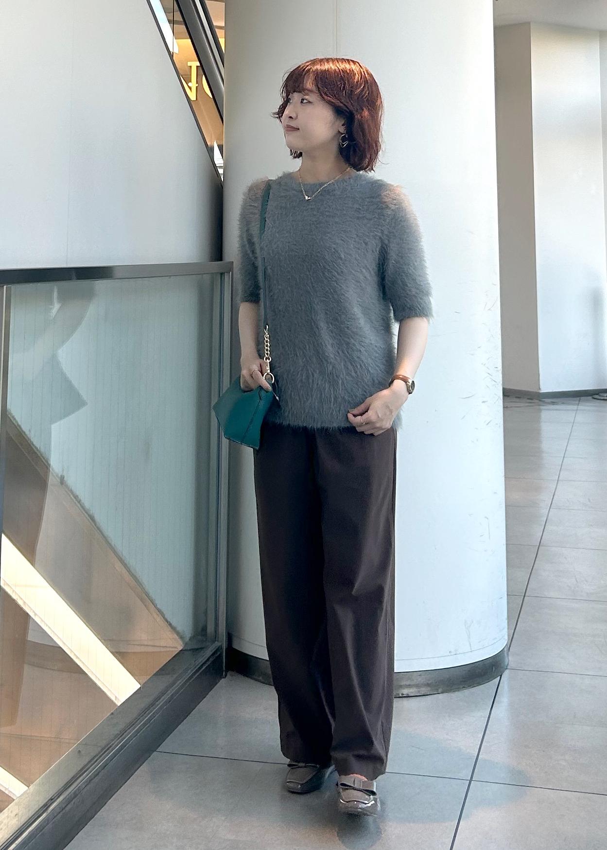 ROPE' PICNICのシャギーニットハーフスリーブプルオーバーを使ったコーディネートを紹介します。｜Rakuten Fashion(楽天ファッション／旧楽天ブランドアベニュー)6280275