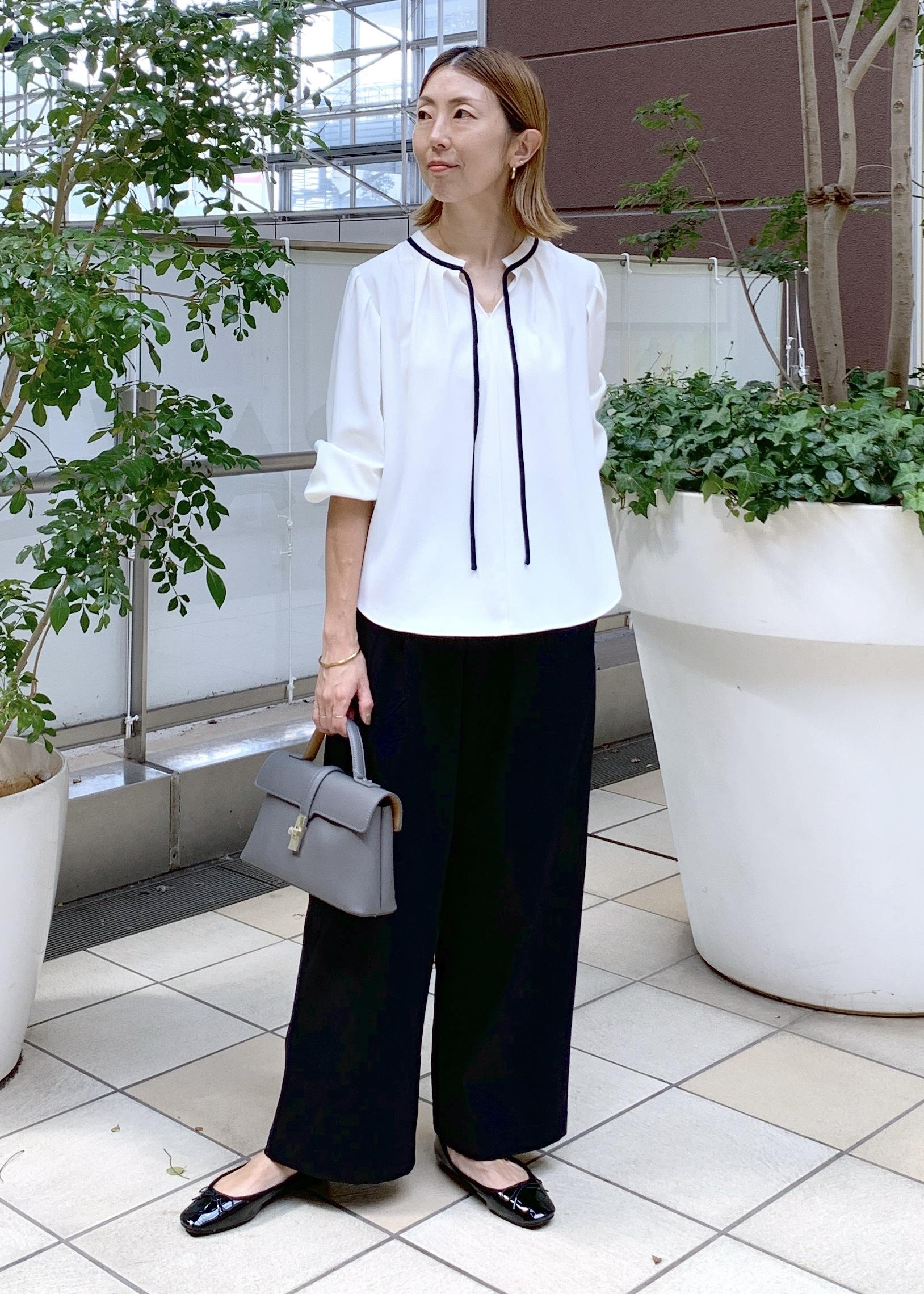 ROPE' PICNICの【前後2WAY】【WEB限定カラー】配色リボンブラウス/通勤対応を使ったコーディネートを紹介します。｜Rakuten Fashion(楽天ファッション／旧楽天ブランドアベニュー)6280437