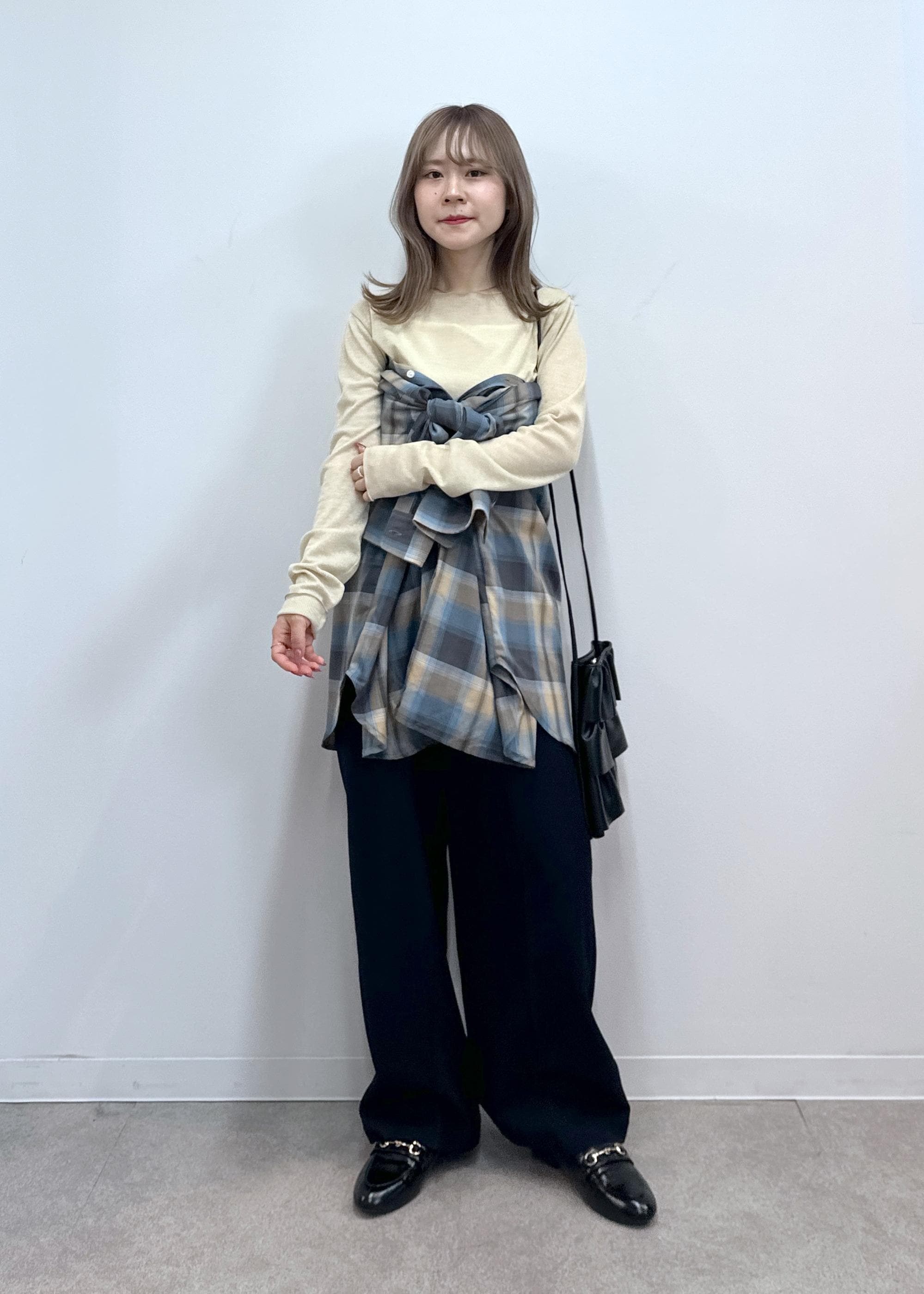 ROPE' PICNICのラメシアーリブカットソーを使ったコーディネートを紹介します。｜Rakuten Fashion(楽天ファッション／旧楽天ブランドアベニュー)6280364