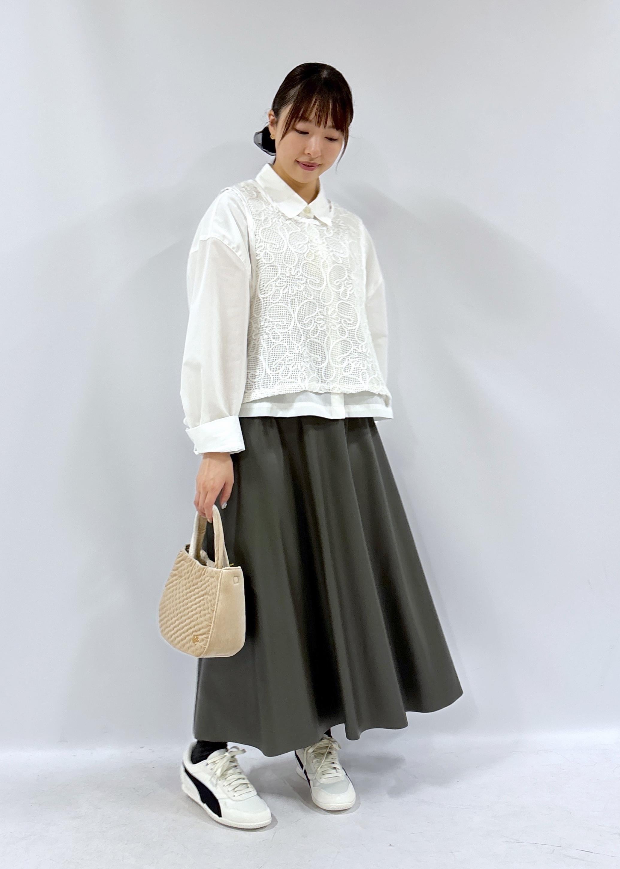 ROPE' PICNICのベーシッククロップドシャツ/イージーケアを使ったコーディネートを紹介します。｜Rakuten Fashion(楽天ファッション／旧楽天ブランドアベニュー)6280369