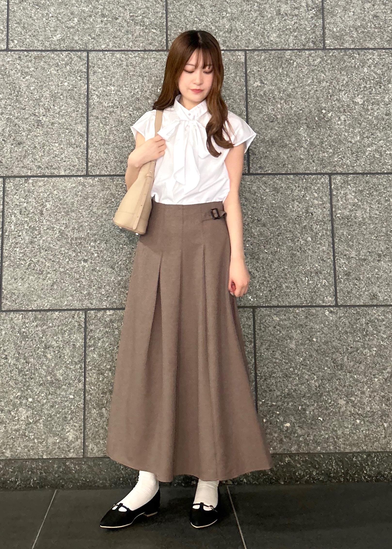 ROPE' PICNICの【防シワ】リボンフレンチスリーブシャツを使ったコーディネートを紹介します。｜Rakuten Fashion(楽天ファッション／旧楽天ブランドアベニュー)6280378