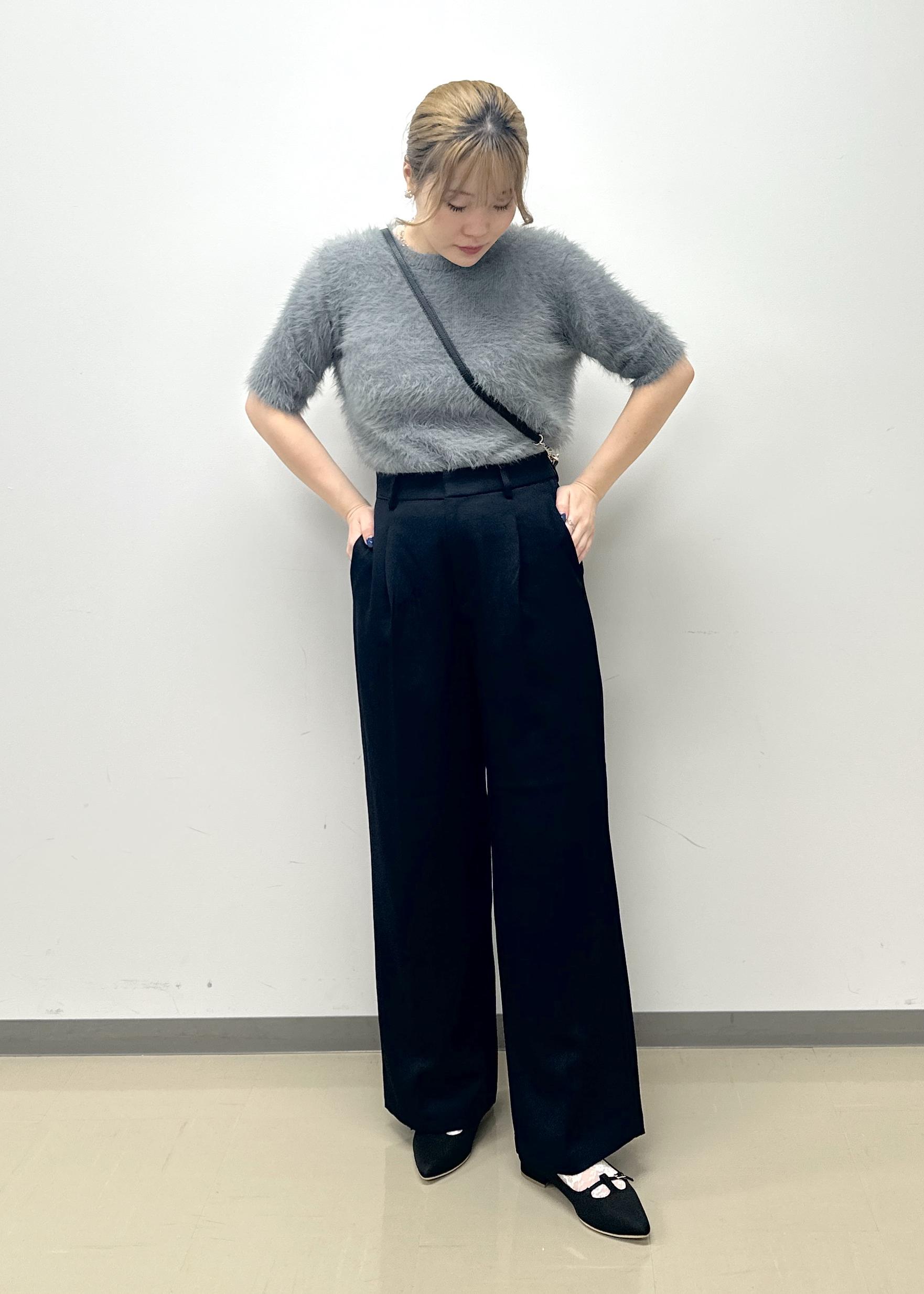 ROPE' PICNICのシャギーニットハーフスリーブプルオーバーを使ったコーディネートを紹介します。｜Rakuten Fashion(楽天ファッション／旧楽天ブランドアベニュー)6280415