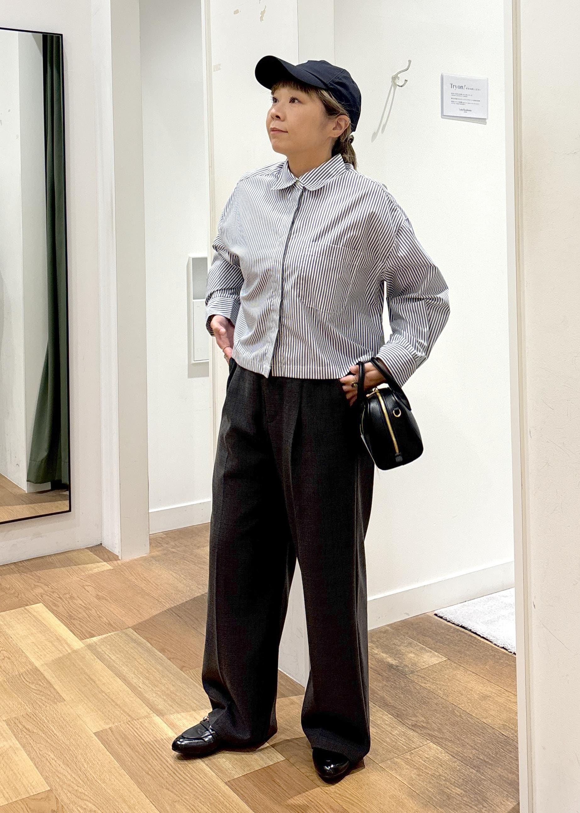 ROPE' PICNICのベーシッククロップドシャツ/イージーケアを使ったコーディネートを紹介します。｜Rakuten Fashion(楽天ファッション／旧楽天ブランドアベニュー)6280418