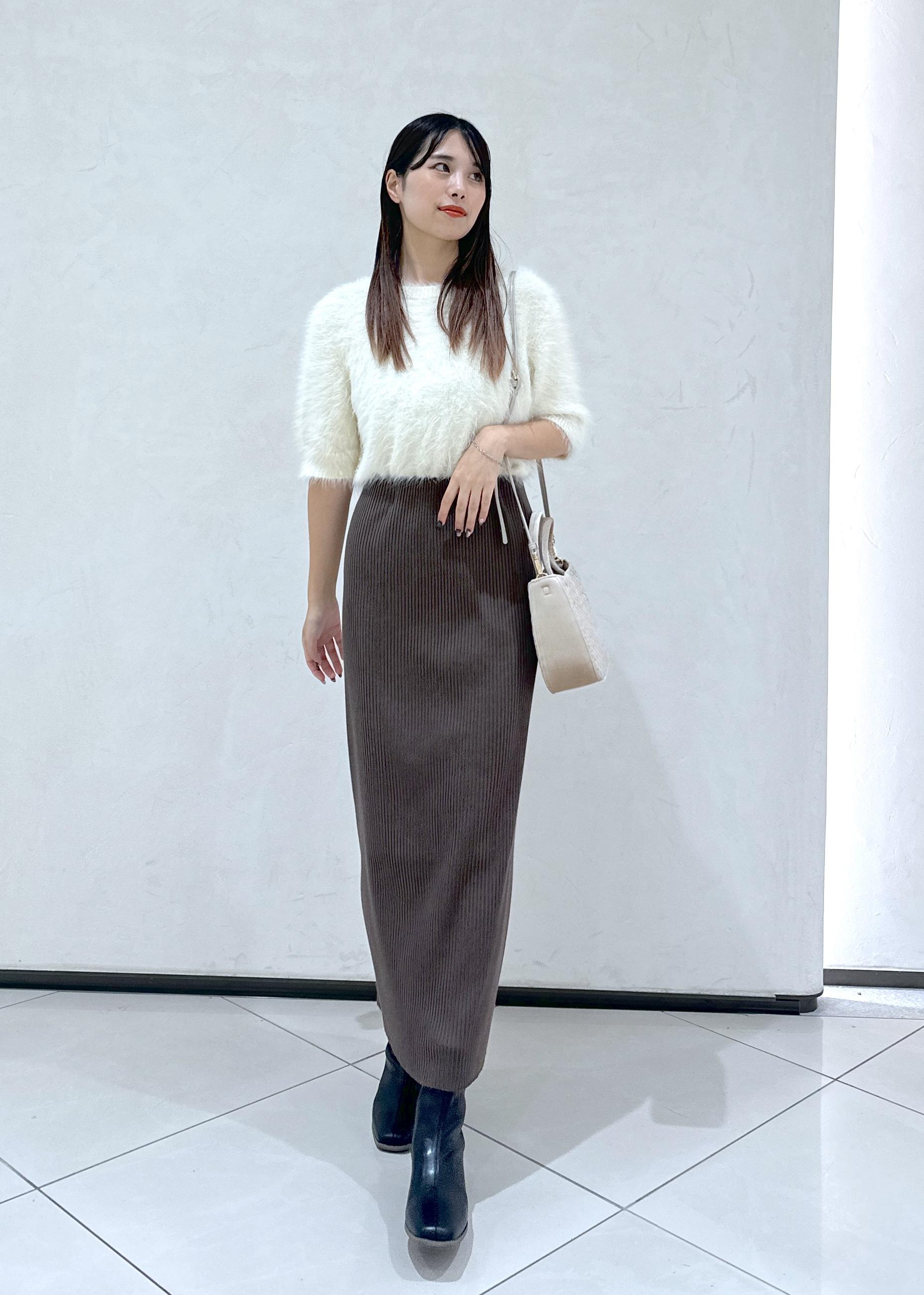 ROPE' PICNICのシャギーニットハーフスリーブプルオーバーを使ったコーディネートを紹介します。｜Rakuten Fashion(楽天ファッション／旧楽天ブランドアベニュー)6280423