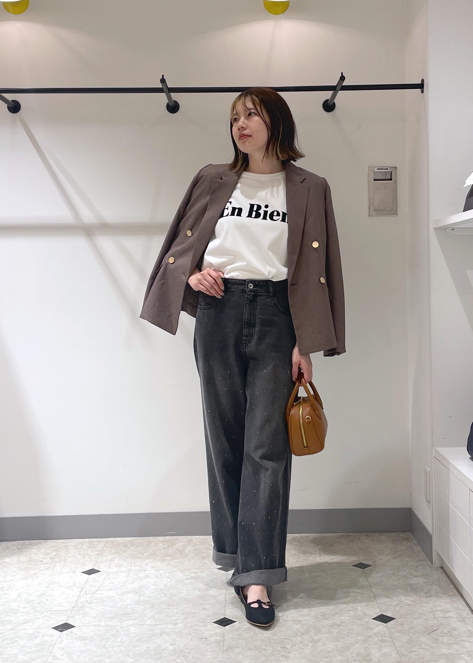 ROPE' PICNICの【UVカット・接触冷感・汗染み加工】フロッキーロゴTシャツを使ったコーディネートを紹介します。｜Rakuten Fashion(楽天ファッション／旧楽天ブランドアベニュー)6280356