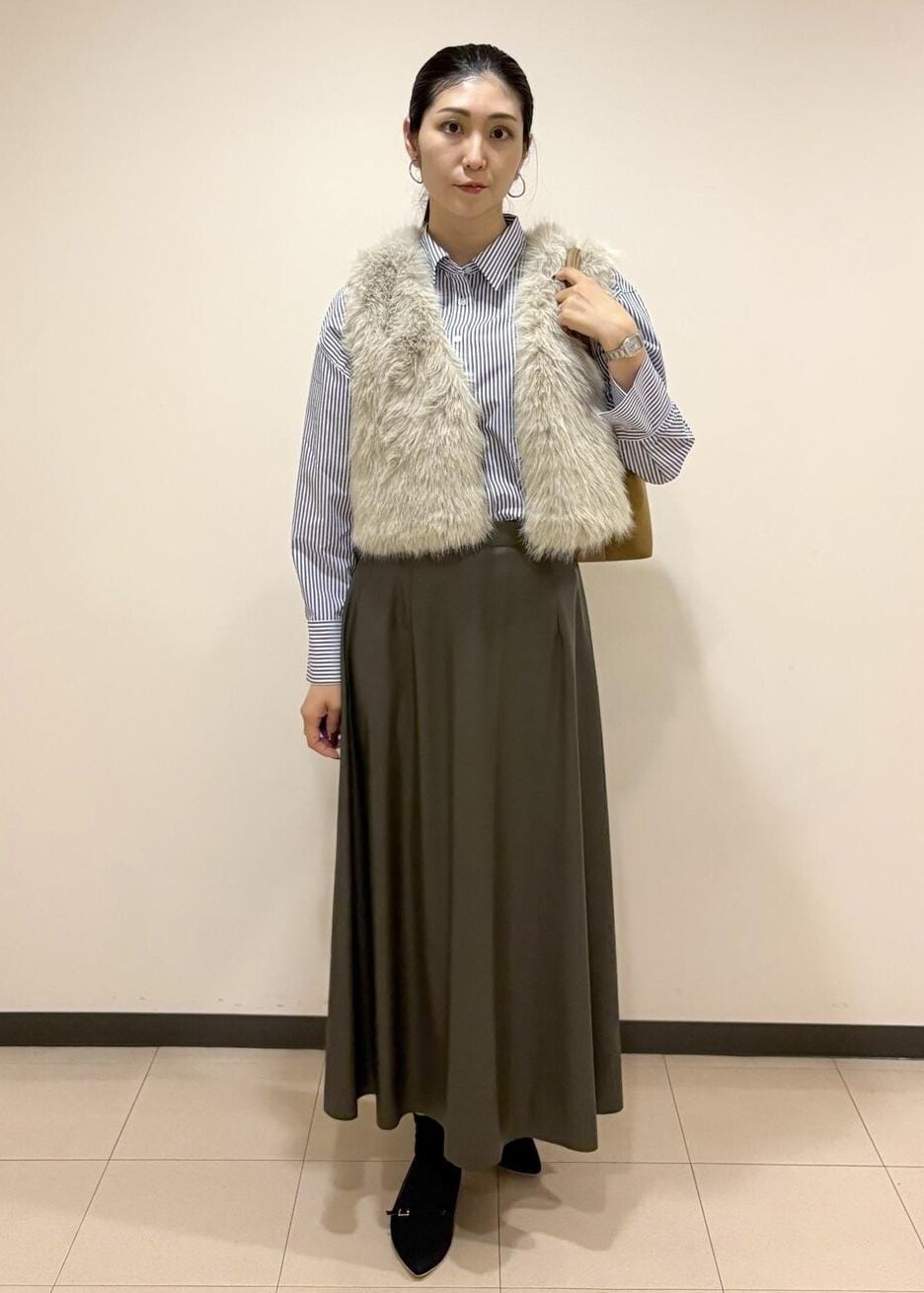 ROPE' PICNICのファーベストを使ったコーディネートを紹介します。｜Rakuten Fashion(楽天ファッション／旧楽天ブランドアベニュー)6280124