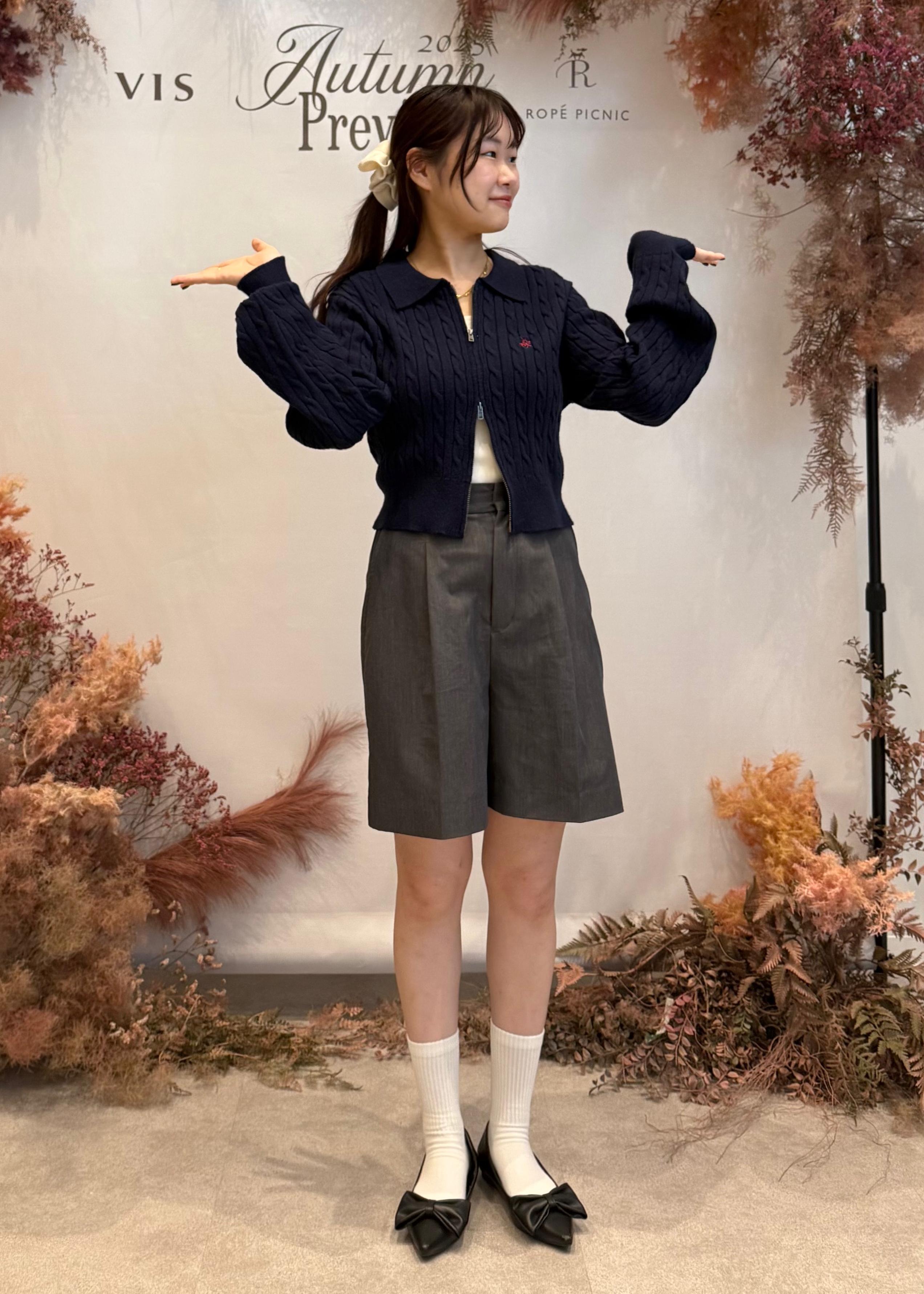 ROPE' PICNICのハーフタックパンツを使ったコーディネートを紹介します。｜Rakuten Fashion(楽天ファッション／旧楽天ブランドアベニュー)6280130