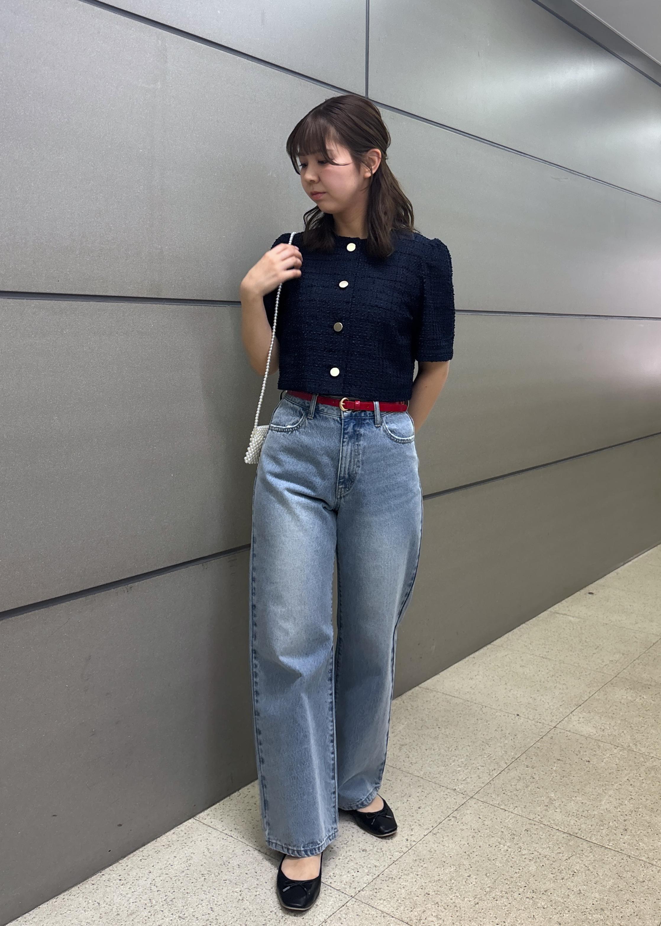 ROPE' PICNICの【サマー・ツイード】金ボタンカーディジャケットを使ったコーディネートを紹介します。｜Rakuten Fashion(楽天ファッション／旧楽天ブランドアベニュー)6280402