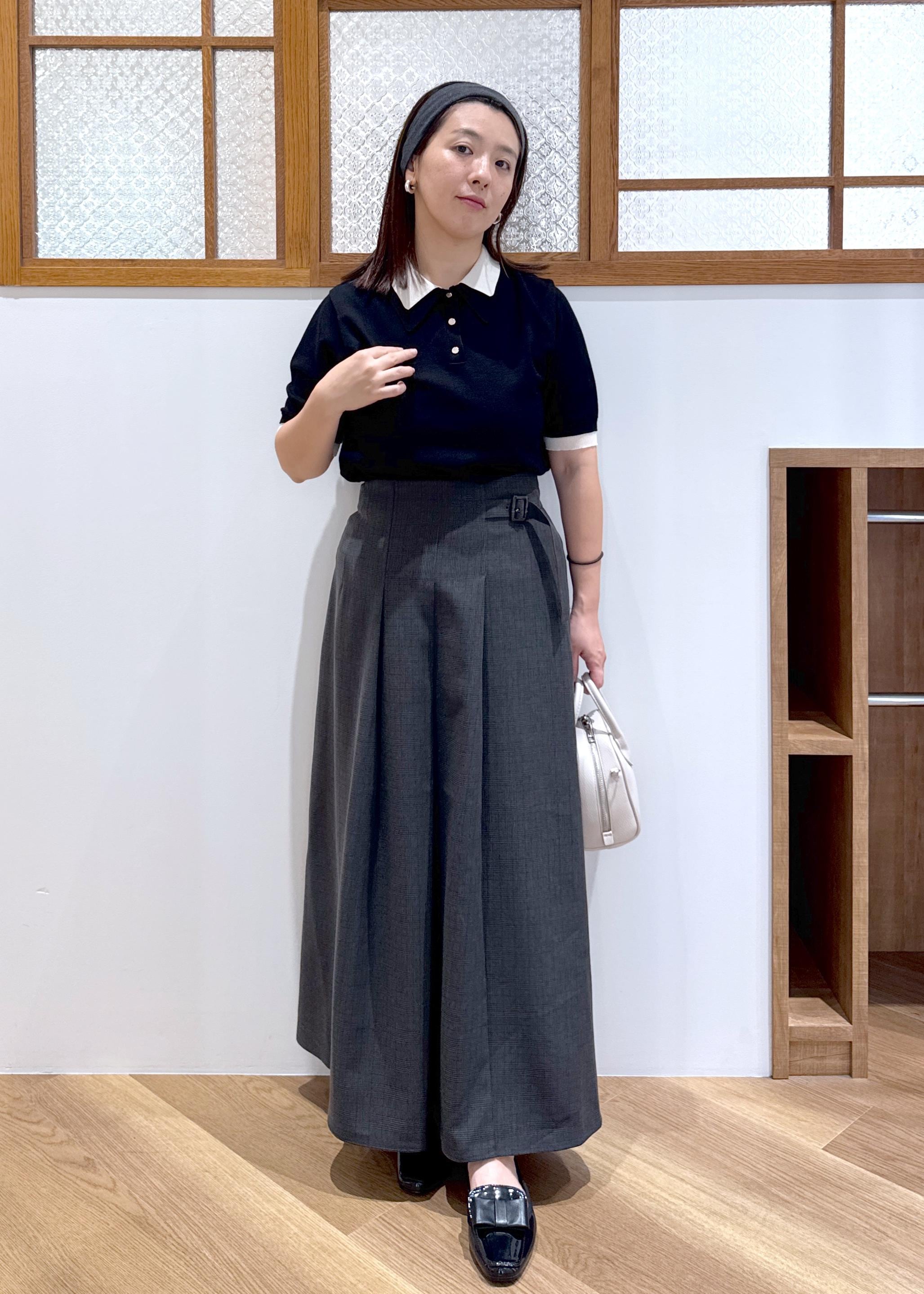 ROPE' PICNICの【新色追加】バイカラーレイヤード風ニットポロシャツを使ったコーディネートを紹介します。｜Rakuten Fashion(楽天ファッション／旧楽天ブランドアベニュー)6280477