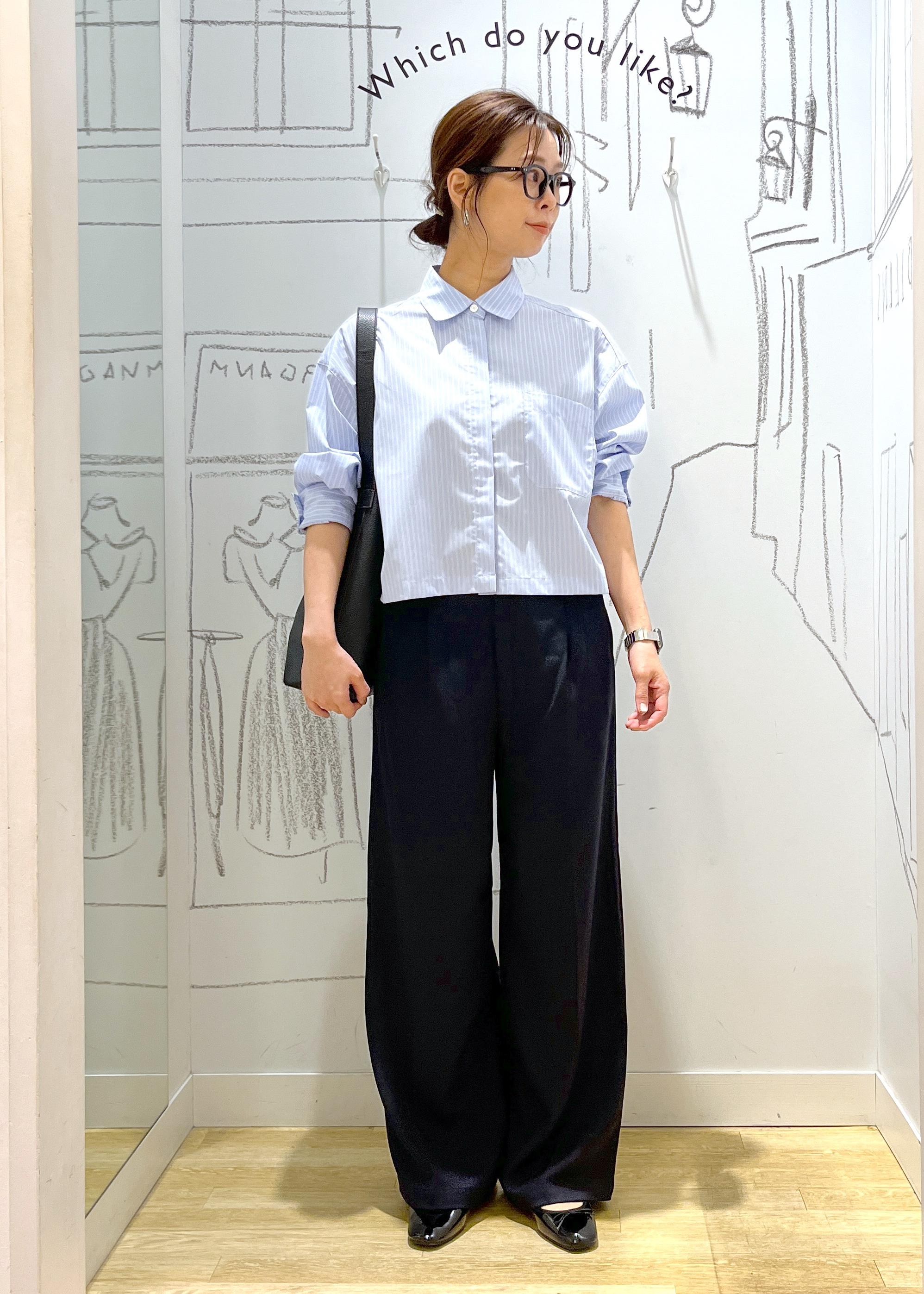 ROPE' PICNICのベーシッククロップドシャツ/イージーケアを使ったコーディネートを紹介します。｜Rakuten Fashion(楽天ファッション／旧楽天ブランドアベニュー)6280133