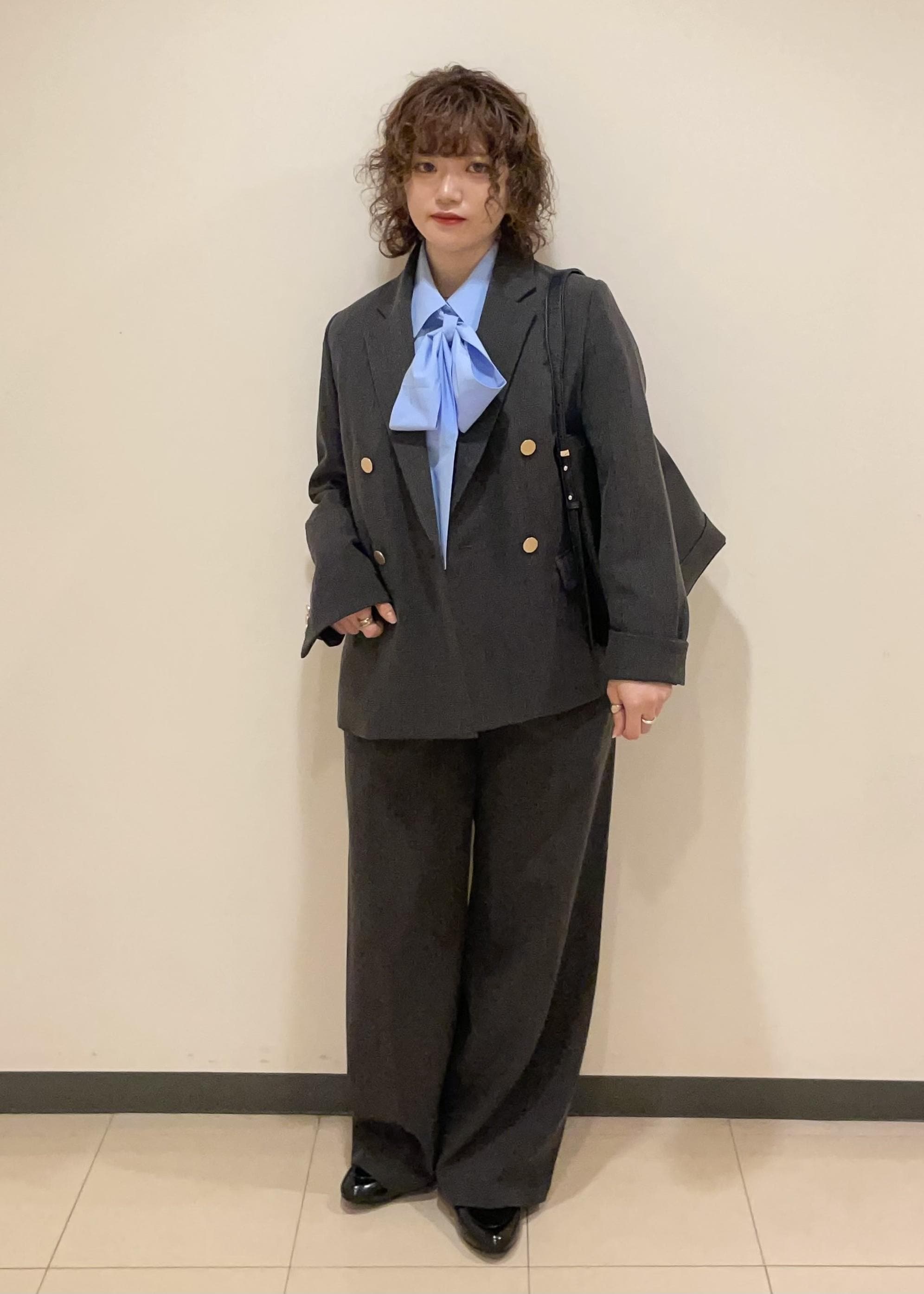 ROPE' PICNICのレディハンサムシリーズ ウールライク金ボタンジャケット(半裏地)/セットアップ・通勤対応を使ったコーディネートを紹介します。｜Rakuten Fashion(楽天ファッション／旧楽天ブランドアベニュー)6280136