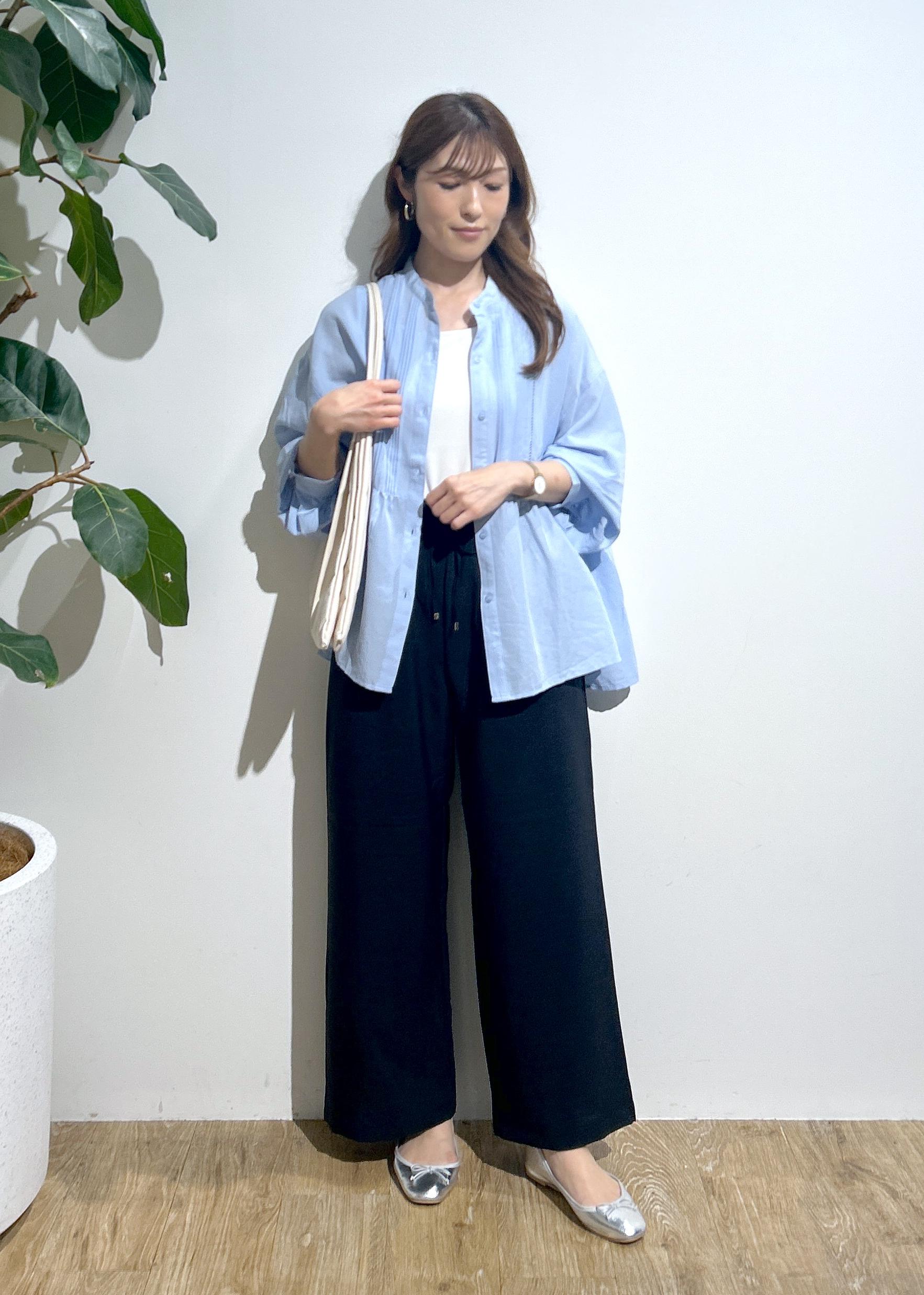 ROPE' PICNICの【UVケア・防シワ】羽織れるピンタックデザインペプラムシャツを使ったコーディネートを紹介します。｜Rakuten Fashion(楽天ファッション／旧楽天ブランドアベニュー)6280480