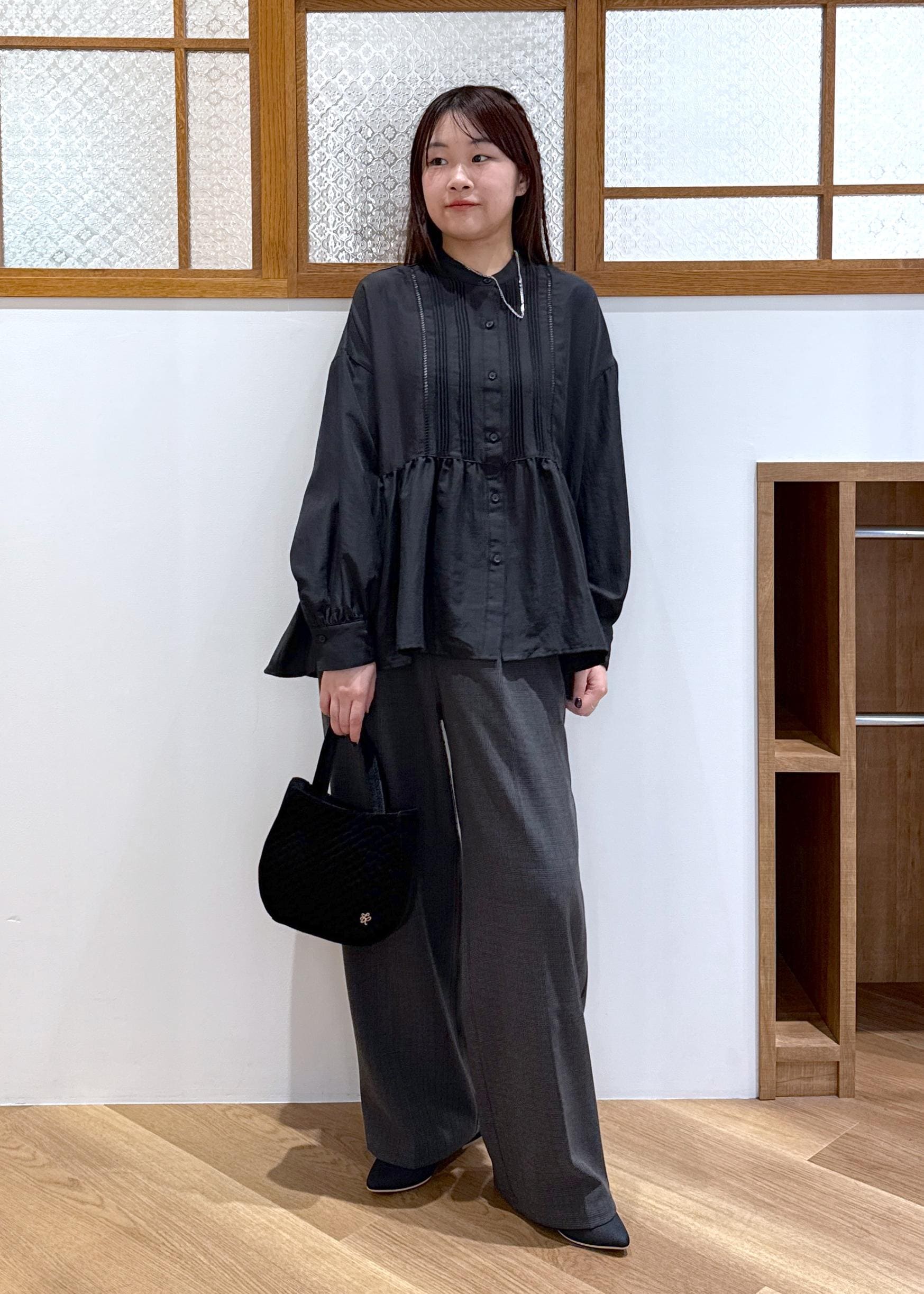 ROPE' PICNICの【UVケア・防シワ】羽織れるピンタックデザインペプラムシャツを使ったコーディネートを紹介します。｜Rakuten Fashion(楽天ファッション／旧楽天ブランドアベニュー)6280486