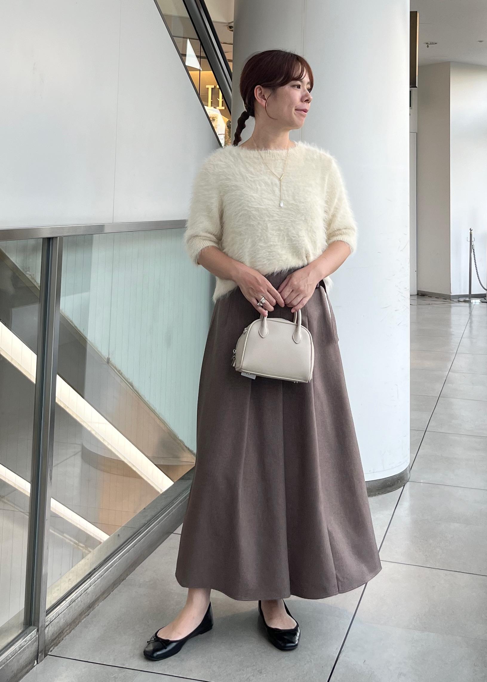 ROPE' PICNICのシャギーニットハーフスリーブプルオーバーを使ったコーディネートを紹介します。｜Rakuten Fashion(楽天ファッション／旧楽天ブランドアベニュー)6280493