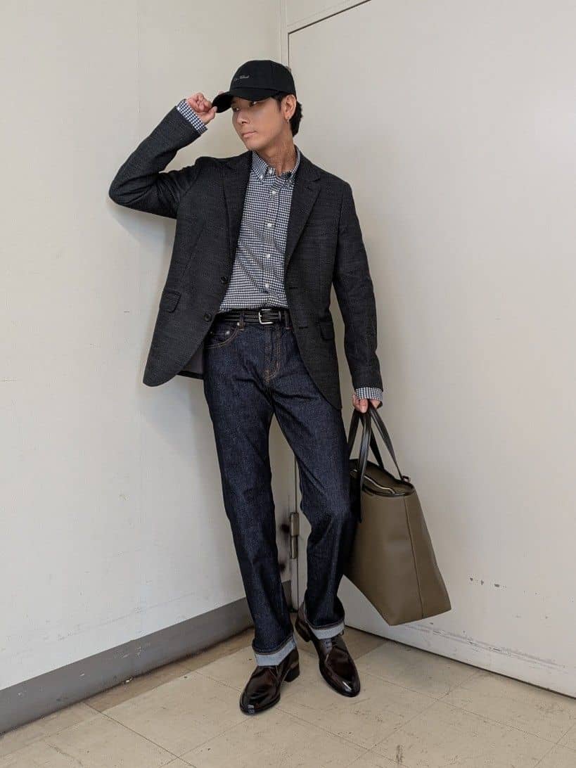 TAKEO KIKUCHIの【Sサイズ~】ラッセルメッシュ ジャケットを使ったコーディネートを紹介します。｜Rakuten Fashion(楽天ファッション／旧楽天ブランドアベニュー)6172569