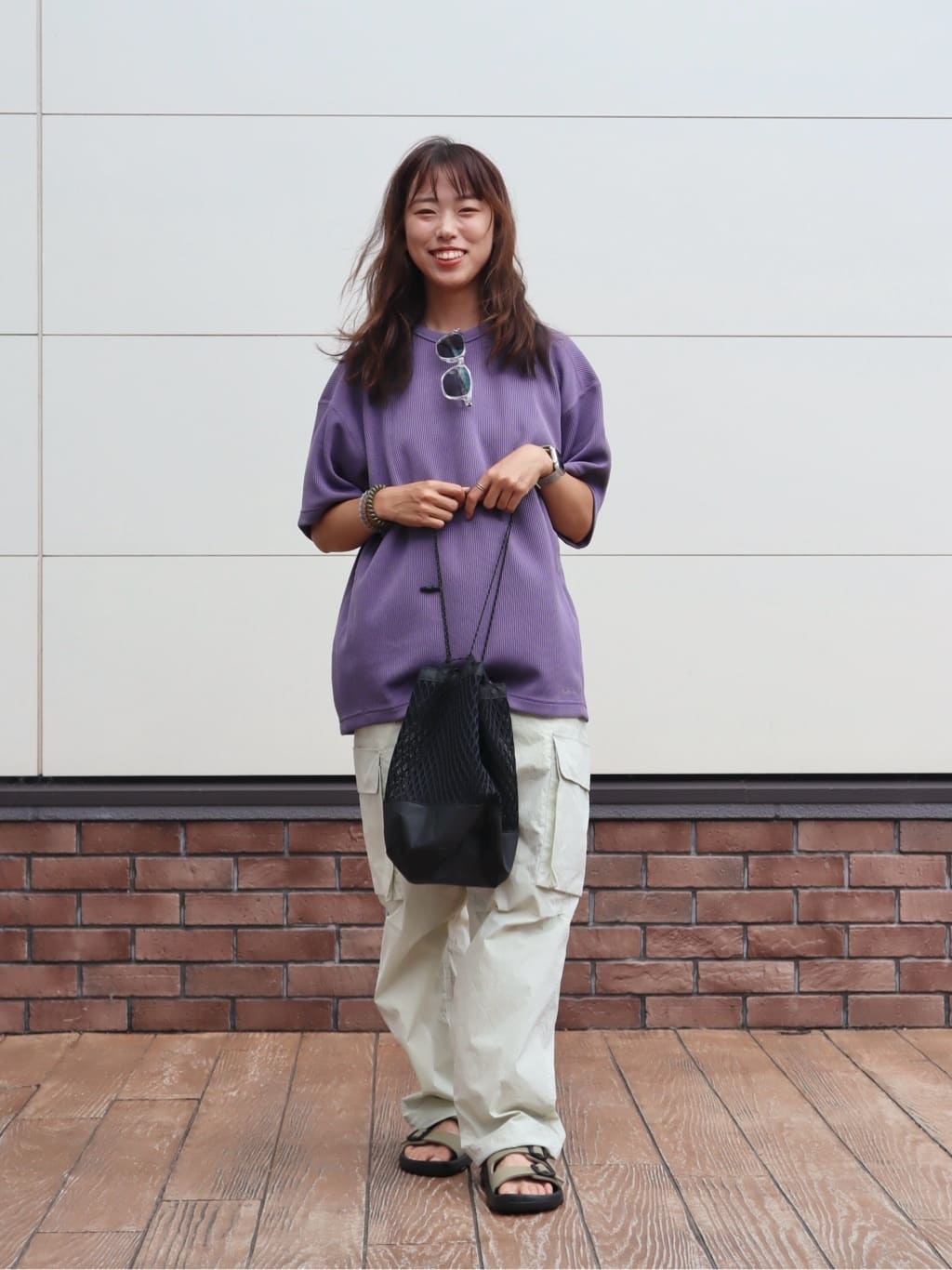 Snow PeakのLogo-Charm Hair Tieを使ったコーディネートを紹介します。｜Rakuten Fashion(楽天ファッション／旧楽天ブランドアベニュー)6173879