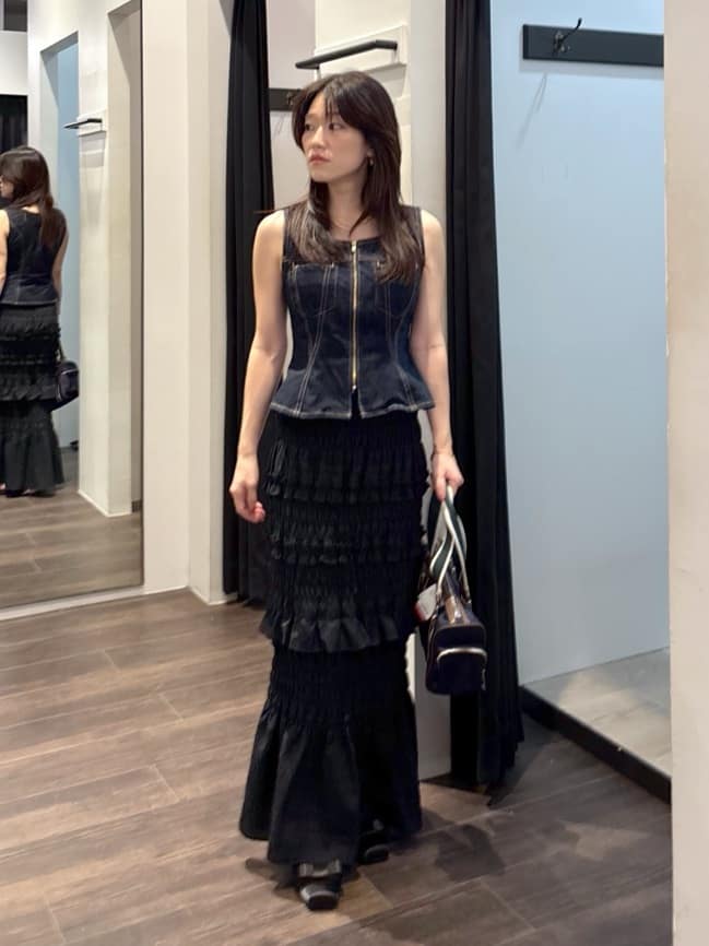moussy | WAIST FIT デニムベスト | Rakuten Fashion(楽天ファッション