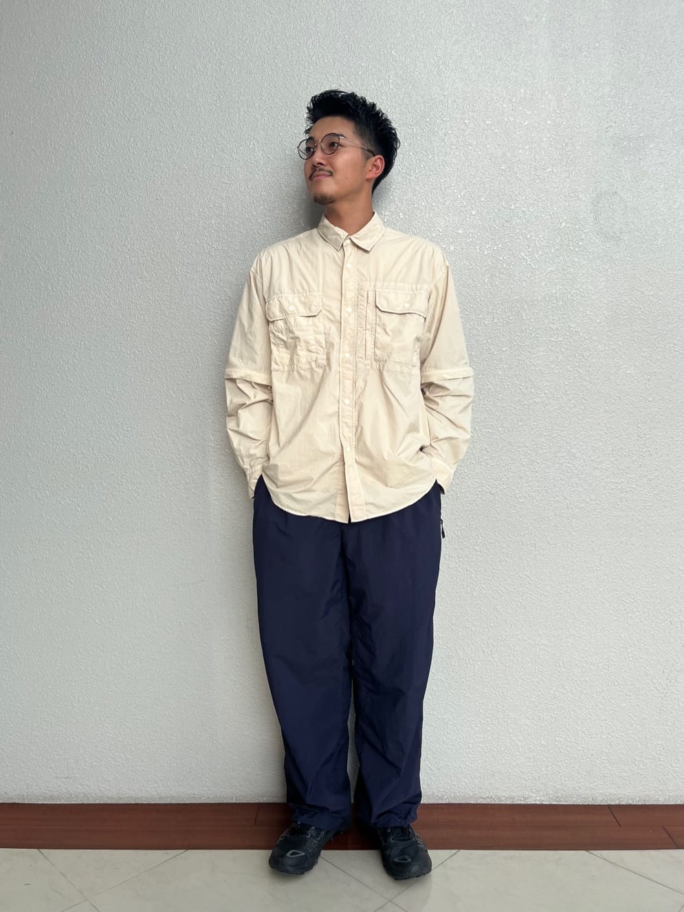 Snow PeakのGarment Dyed Convertible Shirtを使ったコーディネートを紹介します。｜Rakuten Fashion(楽天ファッション／旧楽天ブランドアベニュー)6174450