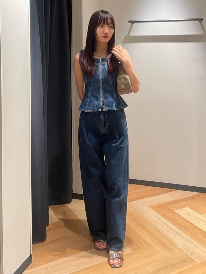 moussy | WAIST FIT デニムベスト | Rakuten Fashion(楽天ファッション