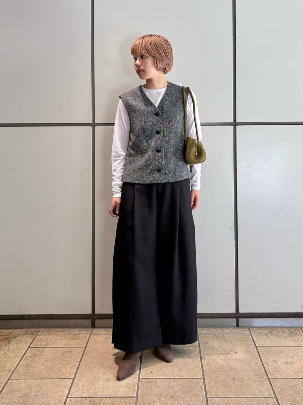 UNITED ARROWS LTD. OUTLET | ポリエステル ツイードライクベスト