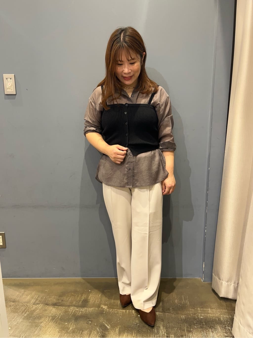 AMERICAN HOLICの【2WAY】ニットチューブトップを使ったコーディネートを紹介します。｜Rakuten Fashion(楽天ファッション／旧楽天ブランドアベニュー)6177719