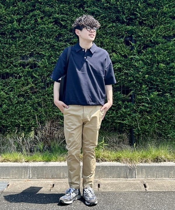 BEAMS HEARTのポリメランジ ポロシャツ (吸水速乾) 25SSを使ったコーディネートを紹介します。｜Rakuten Fashion(楽天ファッション／旧楽天ブランドアベニュー)6178872