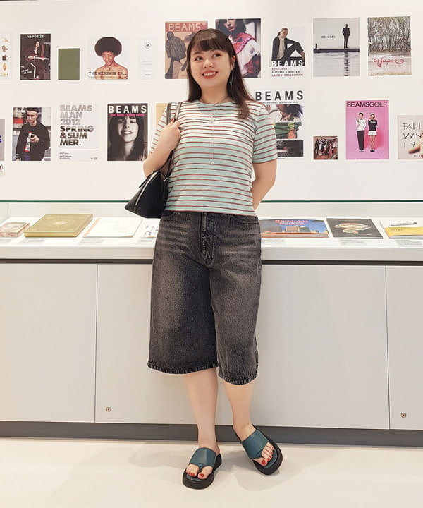 BEAMS HEARTの山型 細ベルト バッグを使ったコーディネートを紹介します。｜Rakuten Fashion(楽天ファッション／旧楽天ブランドアベニュー)6178879