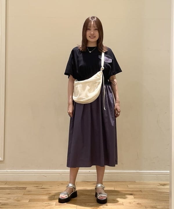 BEAMS HEARTのメッシュ ハーフムーン ショルダーバッグを使ったコーディネートを紹介します。｜Rakuten Fashion(楽天ファッション／旧楽天ブランドアベニュー)6179138