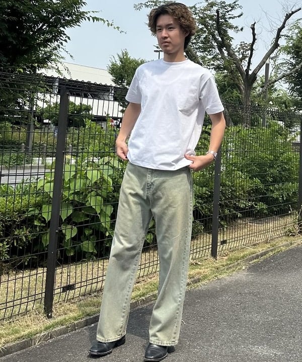 BEAMS HEARTのブラスト ワイド ストレート デニムを使ったコーディネートを紹介します。｜Rakuten Fashion(楽天ファッション／旧楽天ブランドアベニュー)6179143