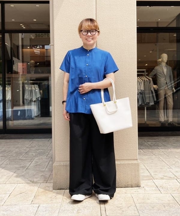 BEAMS HEARTのベルト付 イージー ワイド パンツを使ったコーディネートを紹介します。｜Rakuten Fashion(楽天ファッション／旧楽天ブランドアベニュー)6179177