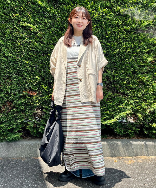 BEAMS HEARTのコード刺繍 ロゴ Tシャツを使ったコーディネートを紹介します。｜Rakuten Fashion(楽天ファッション／旧楽天ブランドアベニュー)6179124