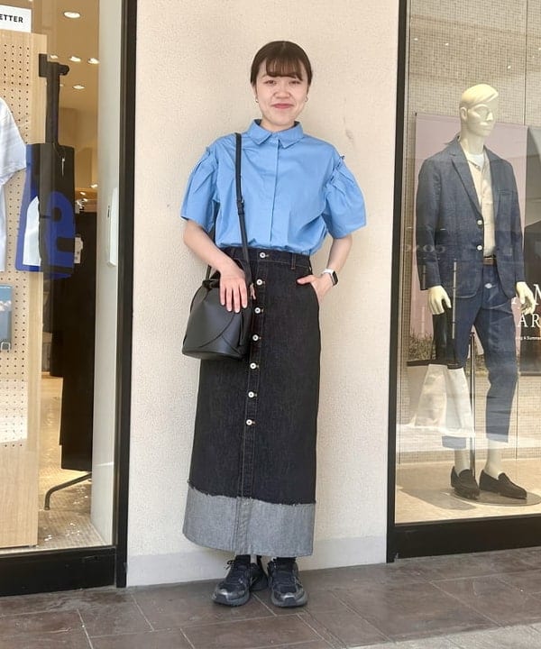 BEAMS HEARTの肩タック ビッグ シャツを使ったコーディネートを紹介します。｜Rakuten Fashion(楽天ファッション／旧楽天ブランドアベニュー)6179227