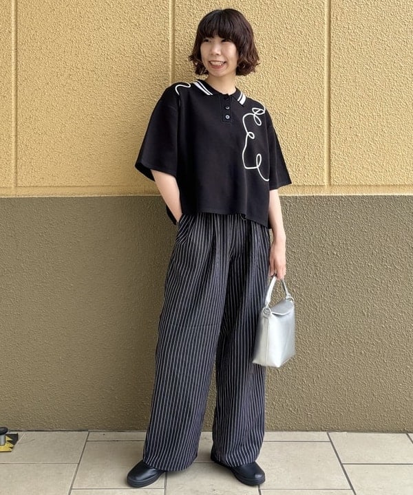 BEAMS HEARTのコード刺繍 ニットポロを使ったコーディネートを紹介します。｜Rakuten Fashion(楽天ファッション／旧楽天ブランドアベニュー)6178059